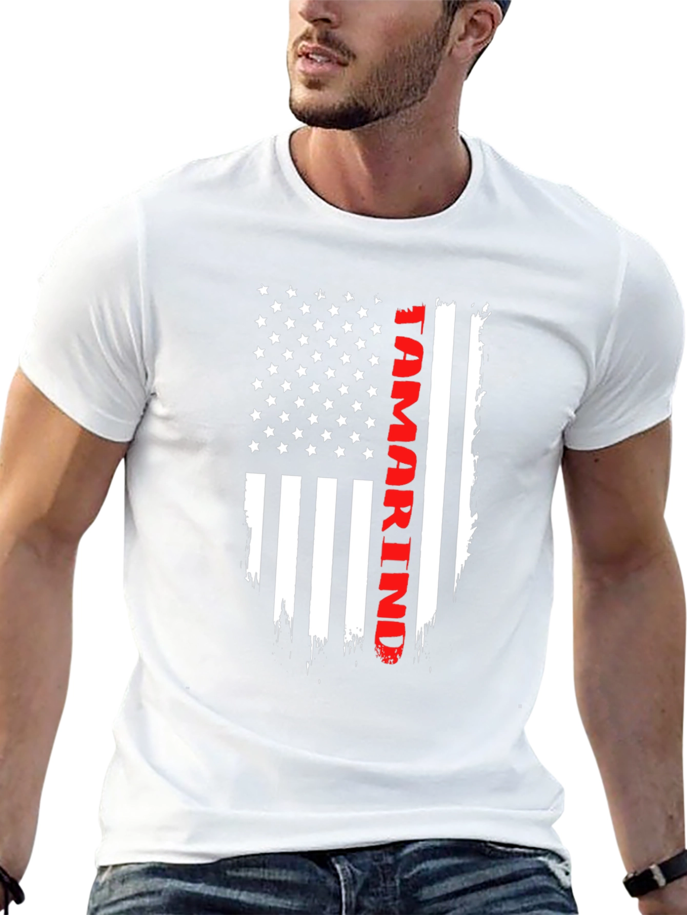 Tamarind USA Flag Graphic Tee - Patriotic Design