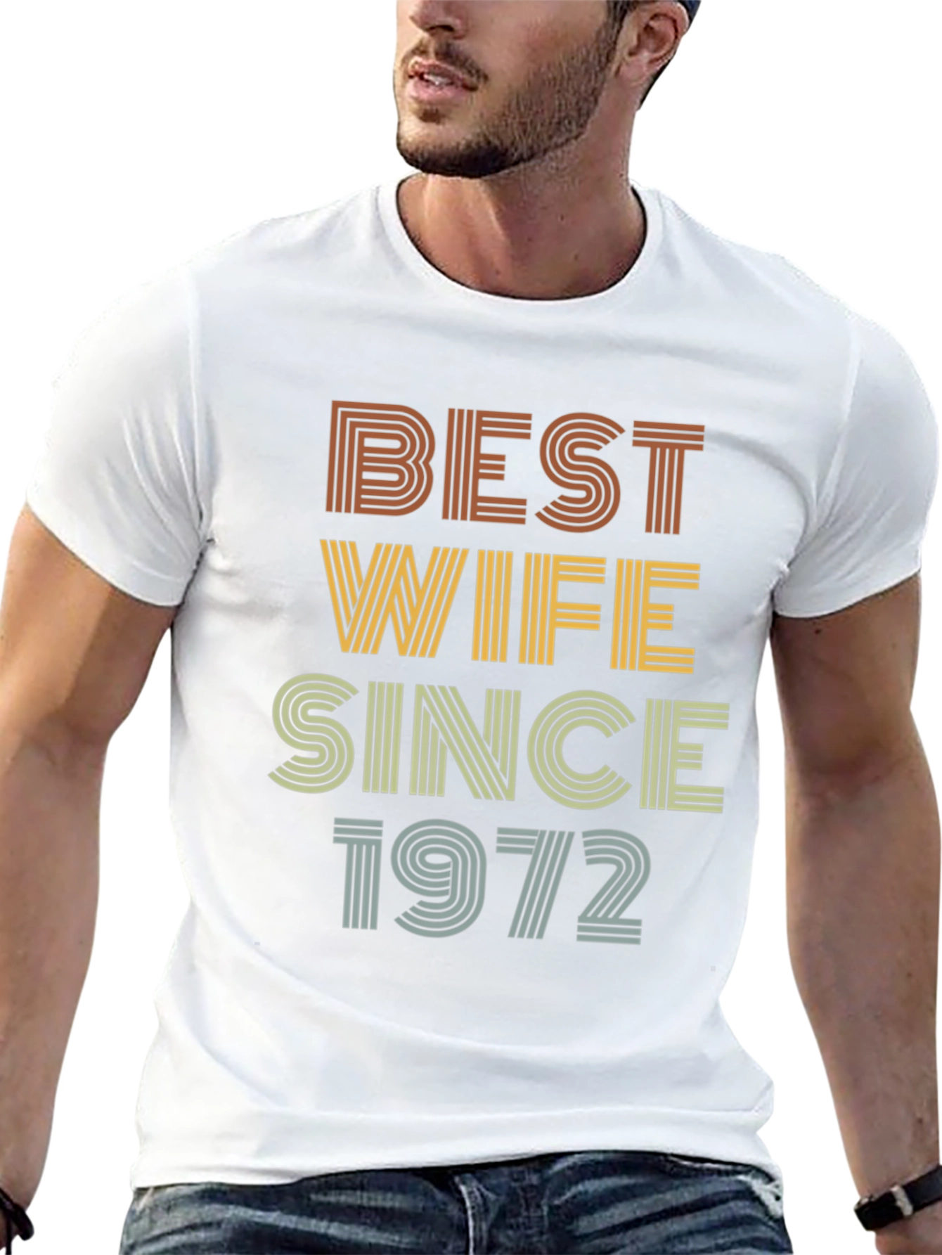 Best Wife Since 1972 Retro Graphic Tee