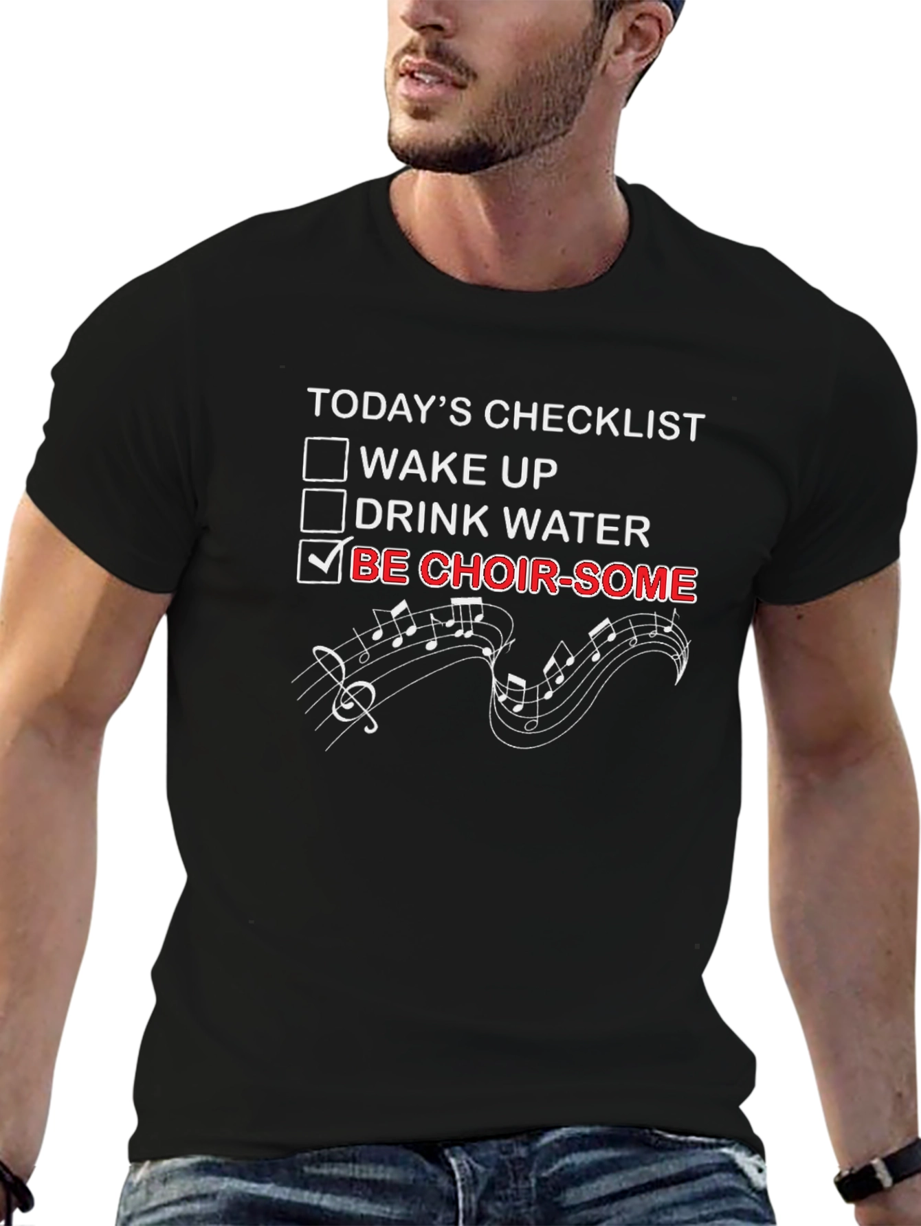 Choir Some Checklist Graphic T-Shirt