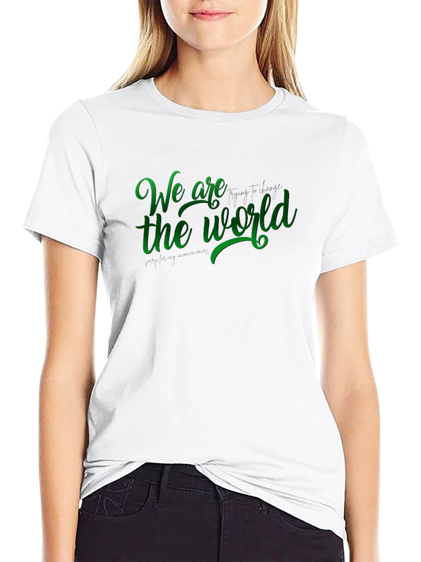 We Are The World Graphic T-Shirt