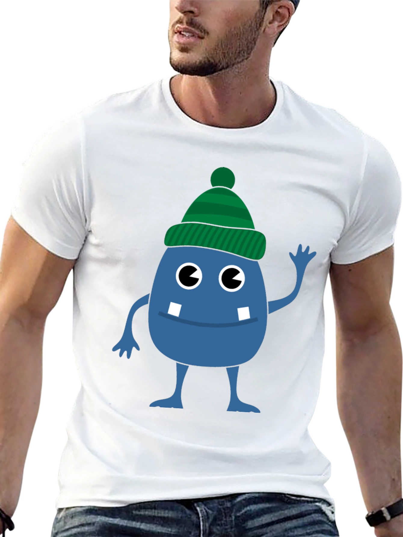 Whimsical Monster Graphic Tee - Fun & Unique Design