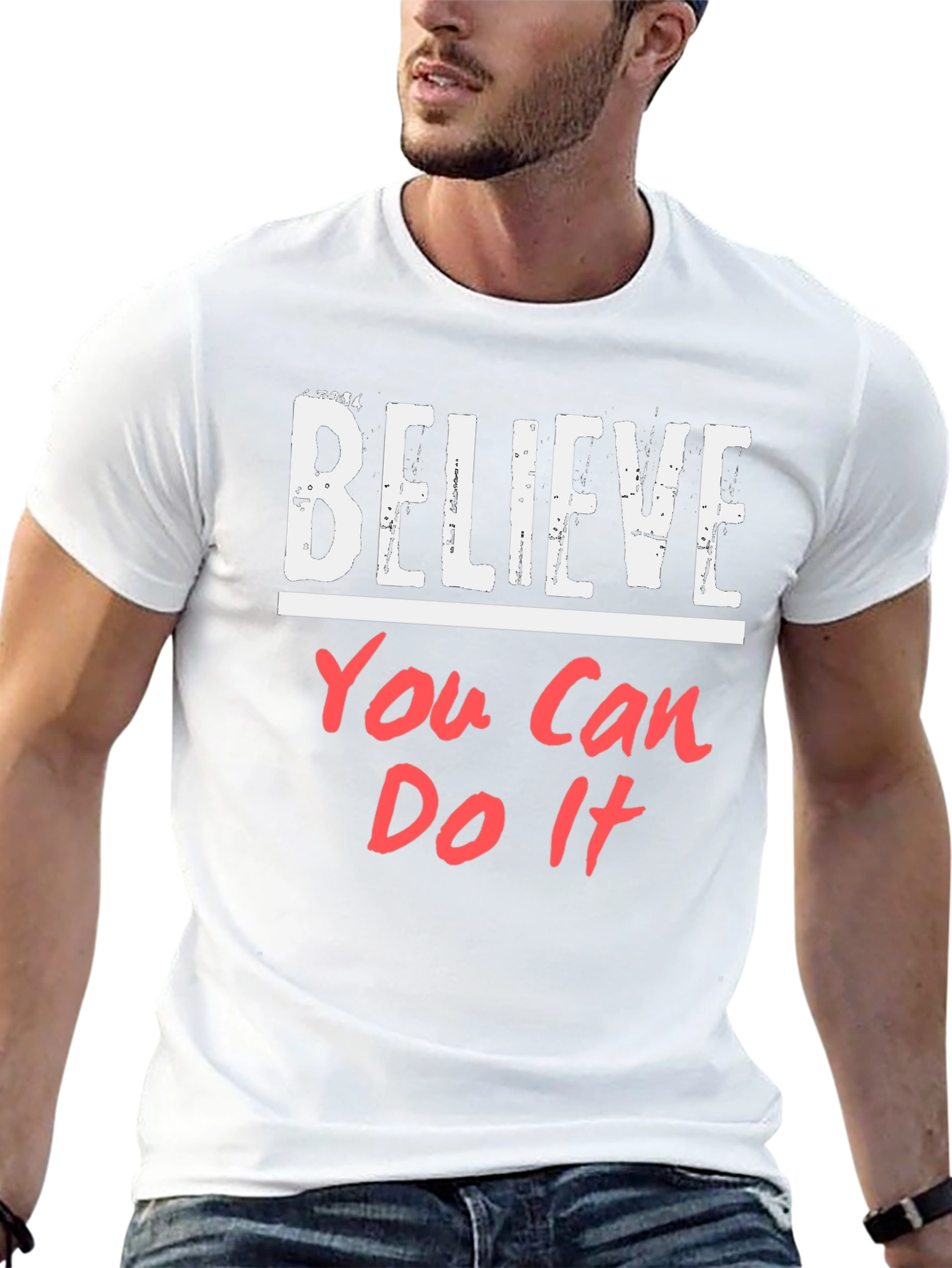 Believe You Can Do It Black T-Shirt
