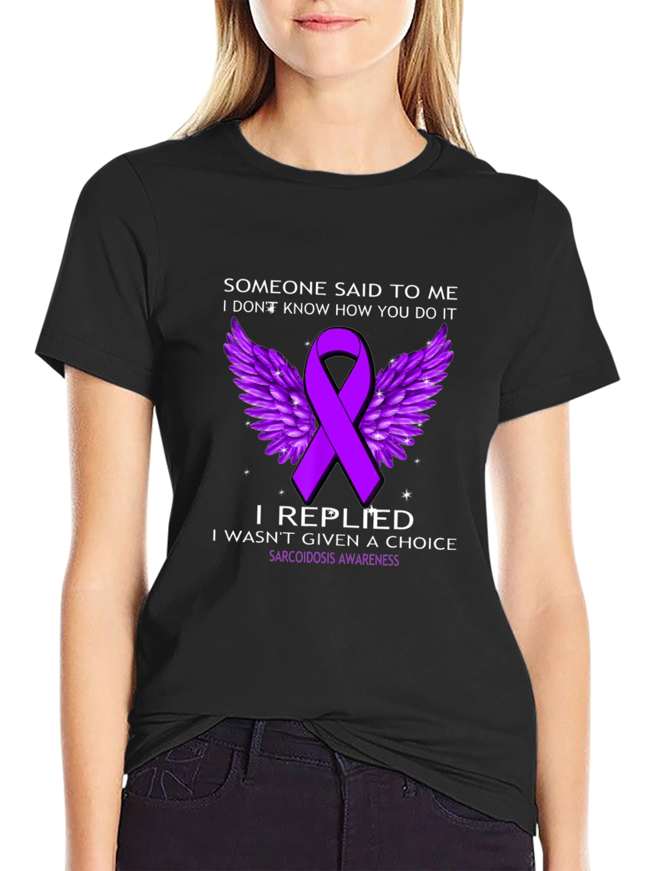 Sarcoidosis Awareness Ribbon T-Shirt