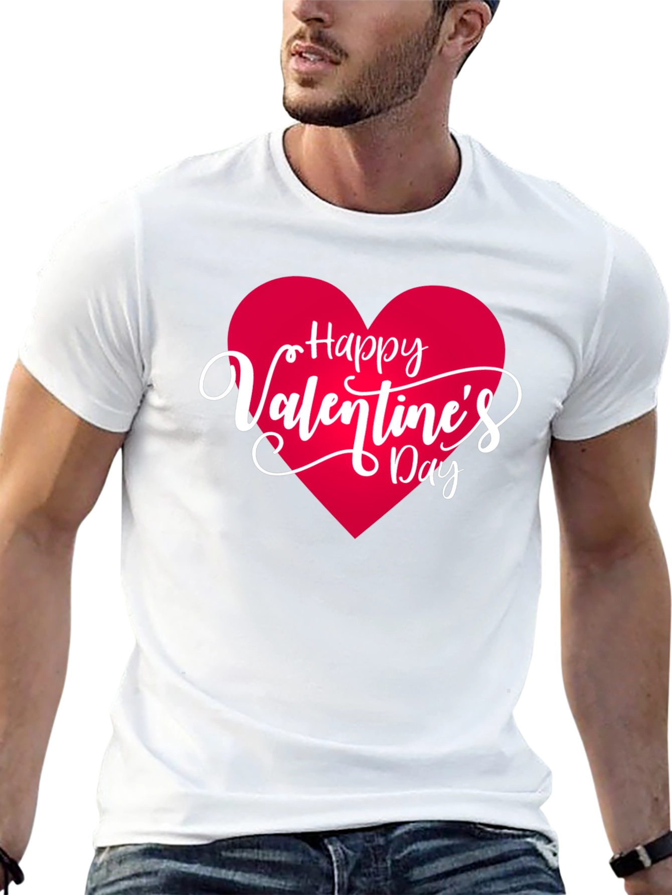 Happy Valentines Day Graphic T-Shirt