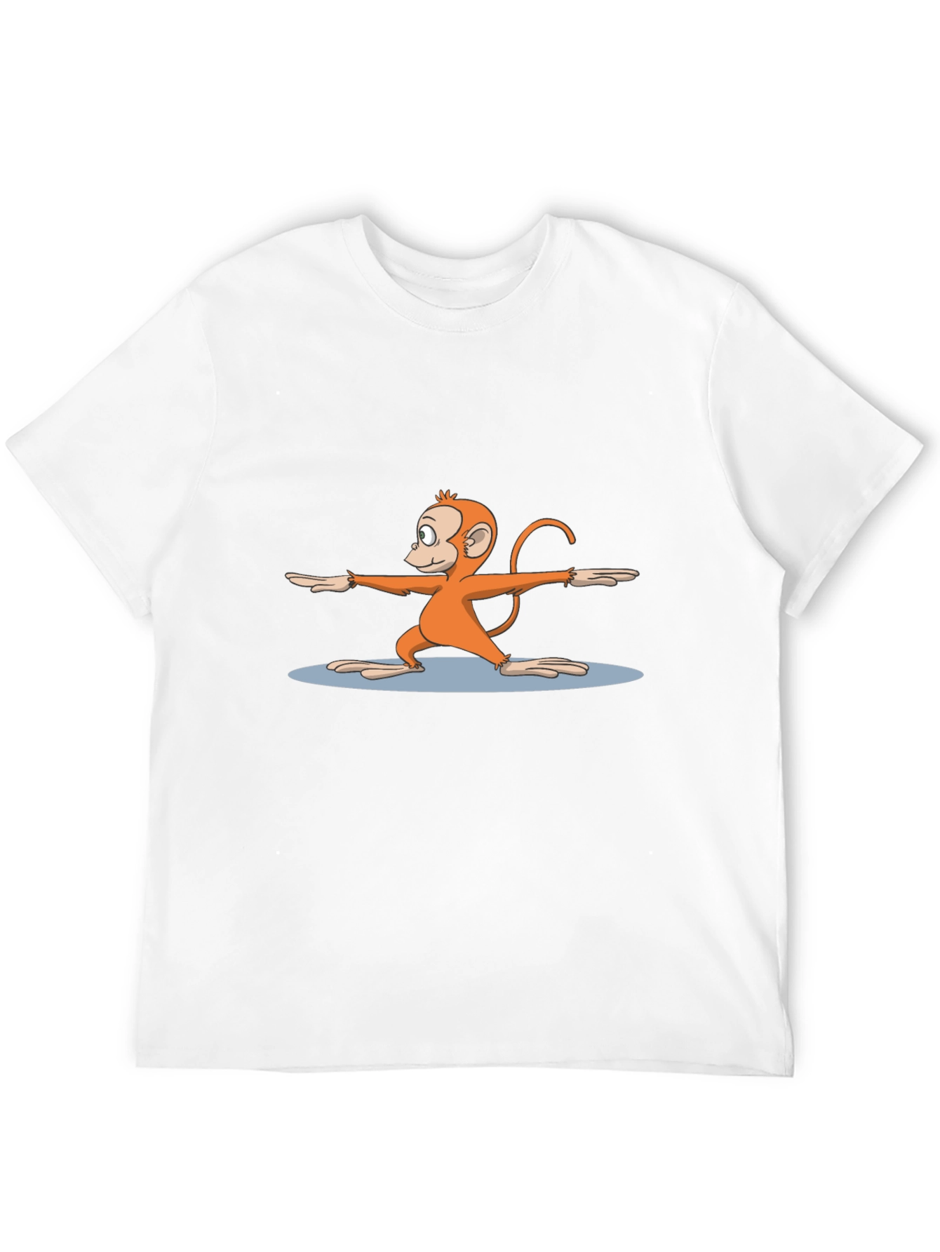 Yoga Monkey Black T-Shirt - Cool Graphic Tee