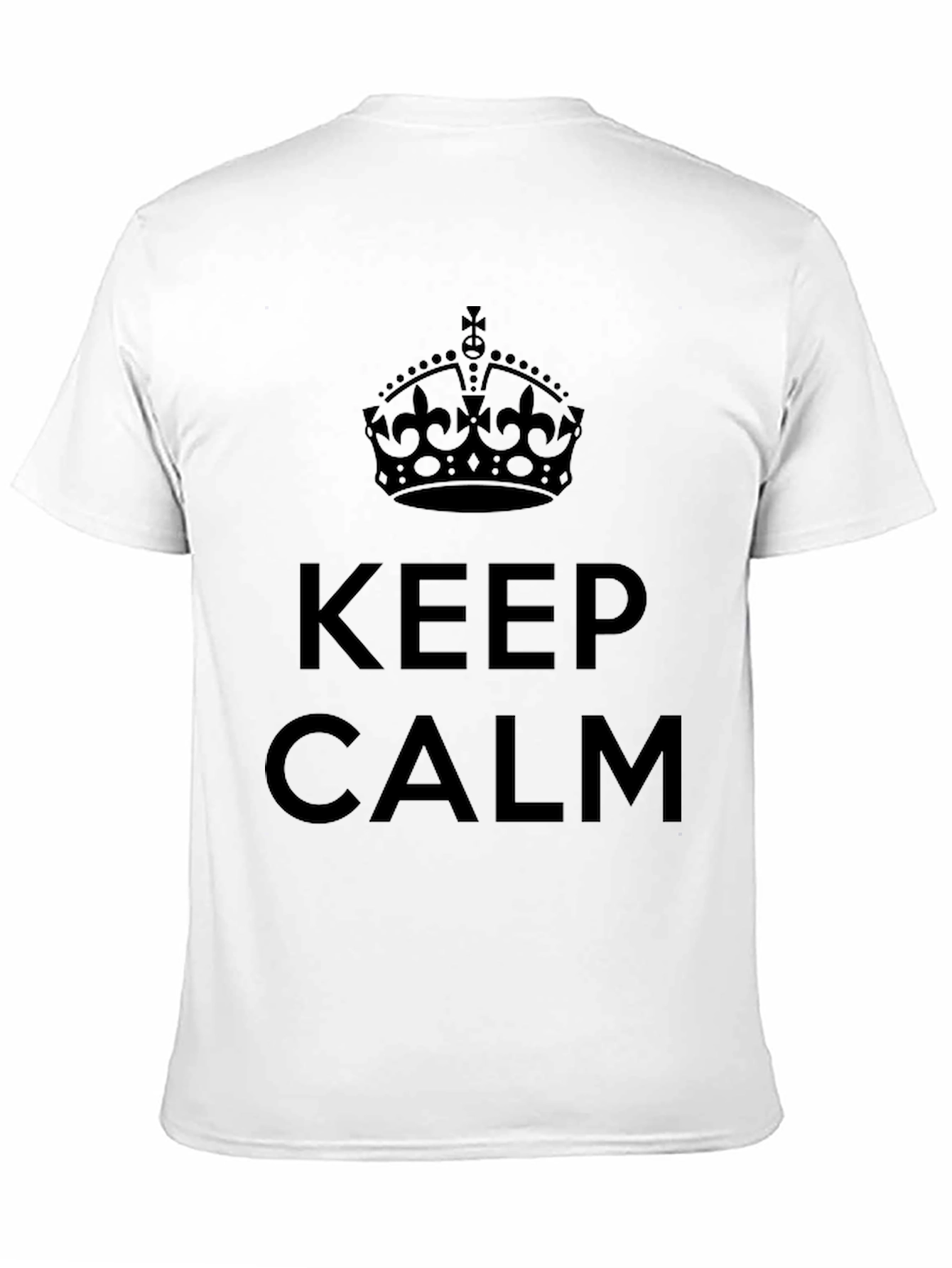 Keep Calm Black T-Shirt - Mens Fashion