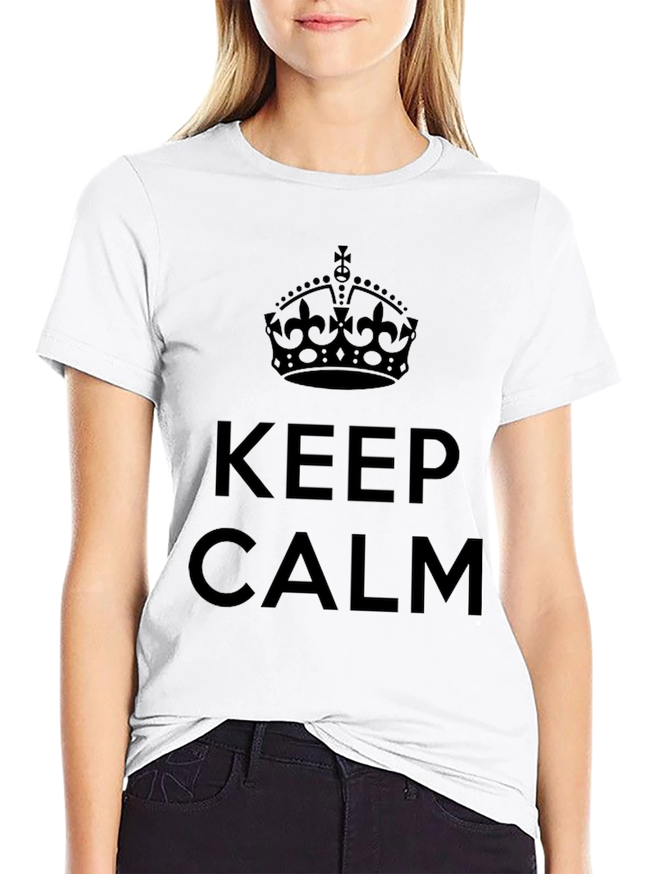 Keep Calm Black T-Shirt - Mens Fashion