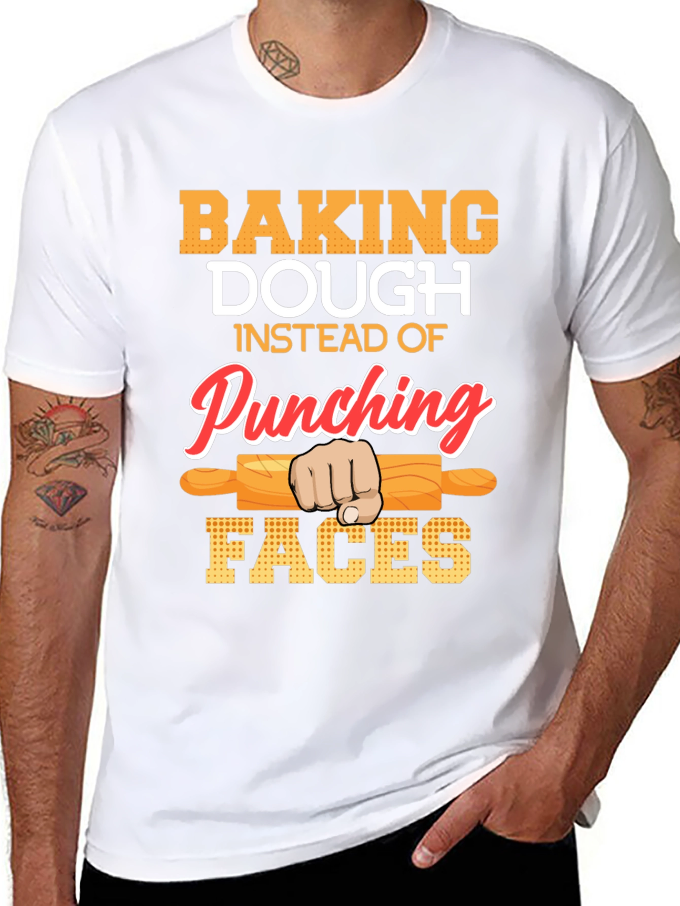 Baking Dough T-Shirt: Punching Faces Alternative!