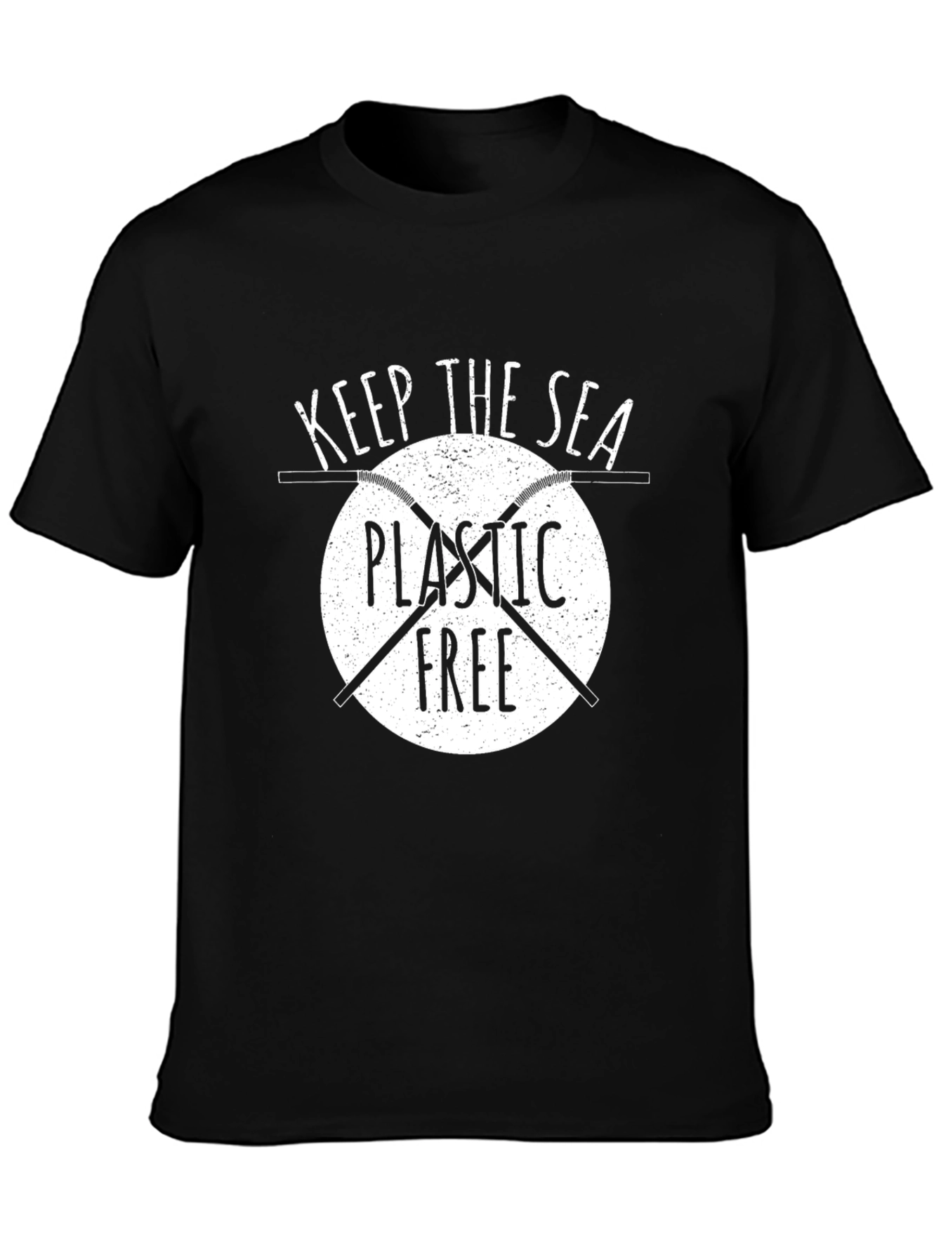Keep The Sea Plastic Free Graphic T-Shirt