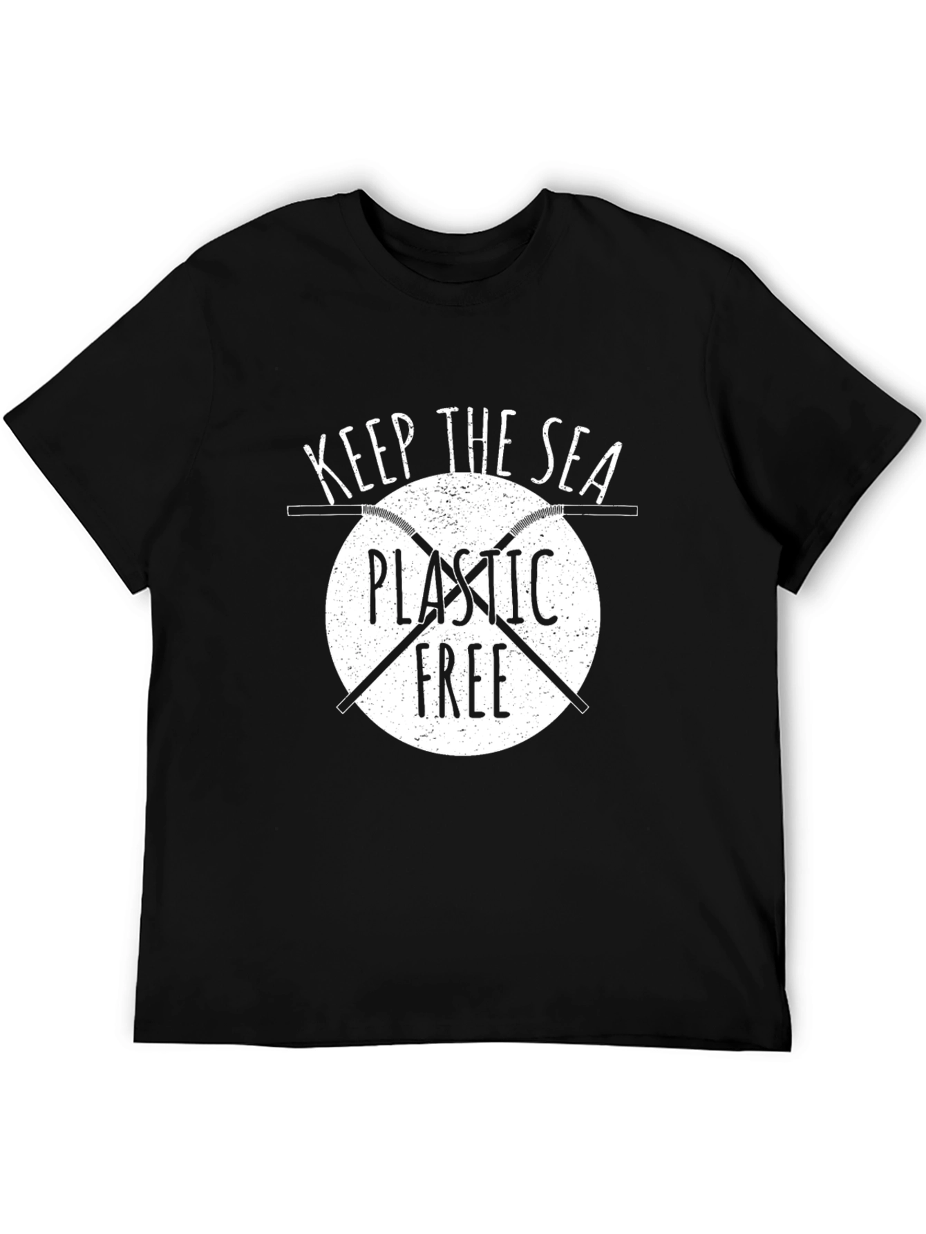 Keep The Sea Plastic Free Graphic T-Shirt