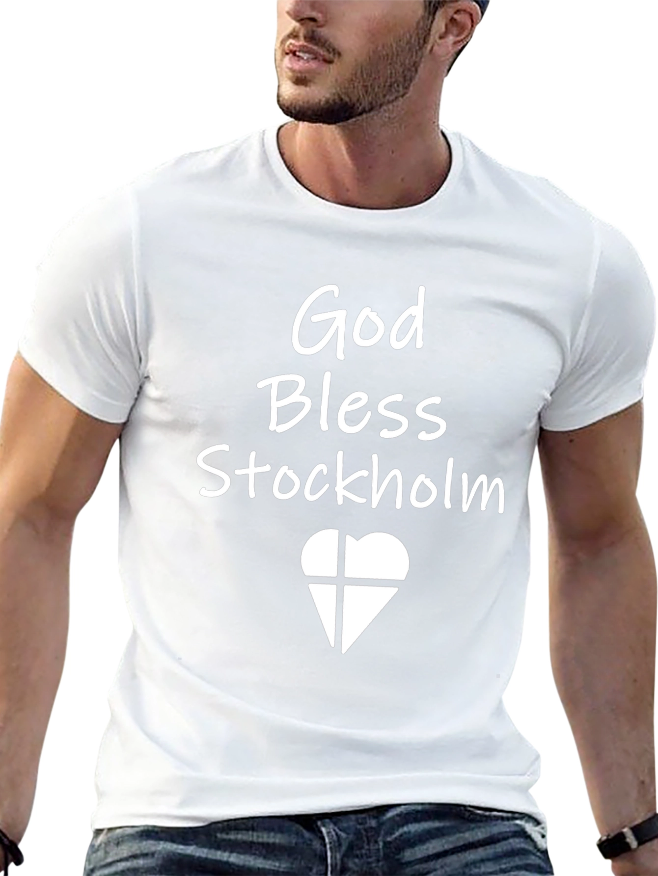 God Bless Stockholm Black T-Shirt