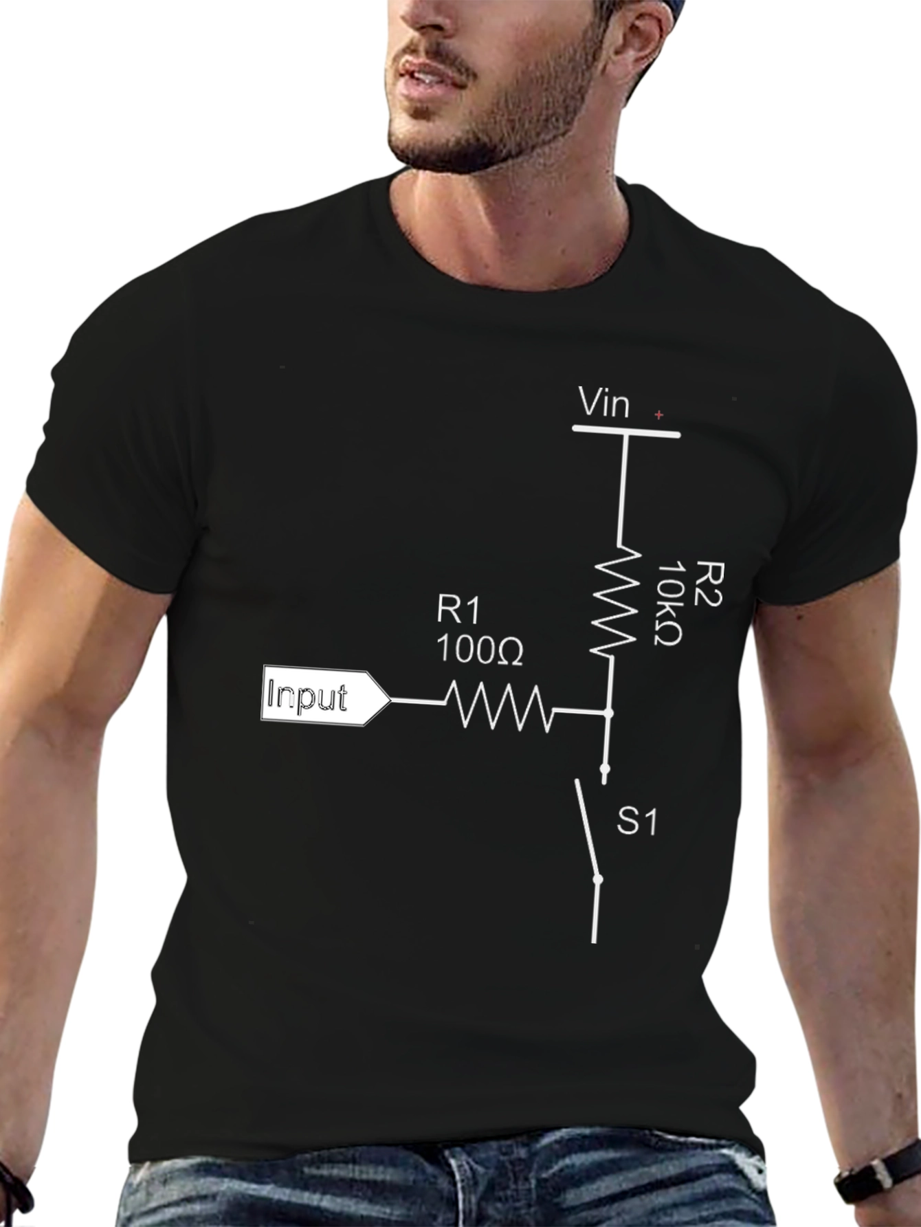 Circuit Diagram T-Shirt - Geeky Cool Tee