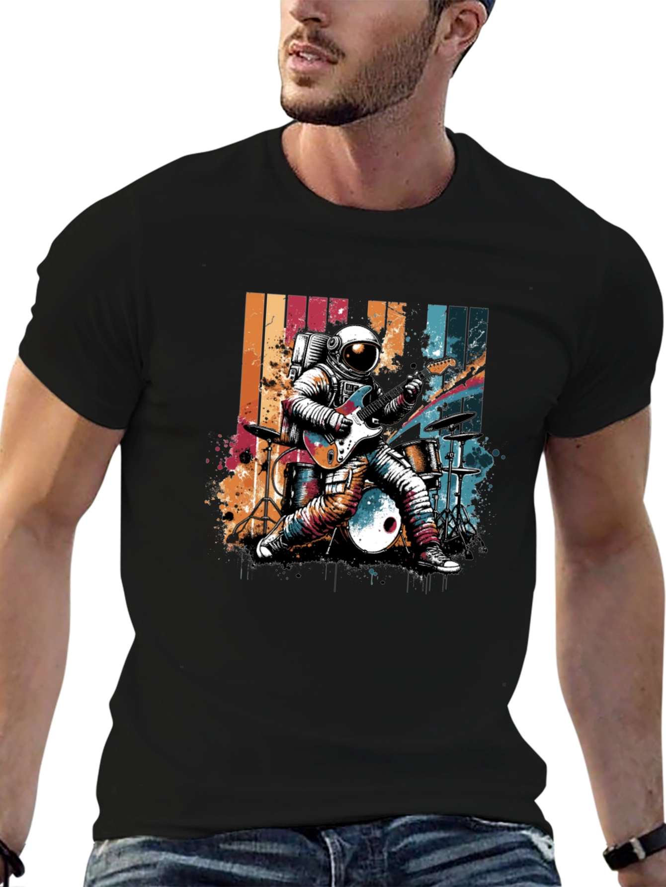 Astronaut Guitarist T-Shirt