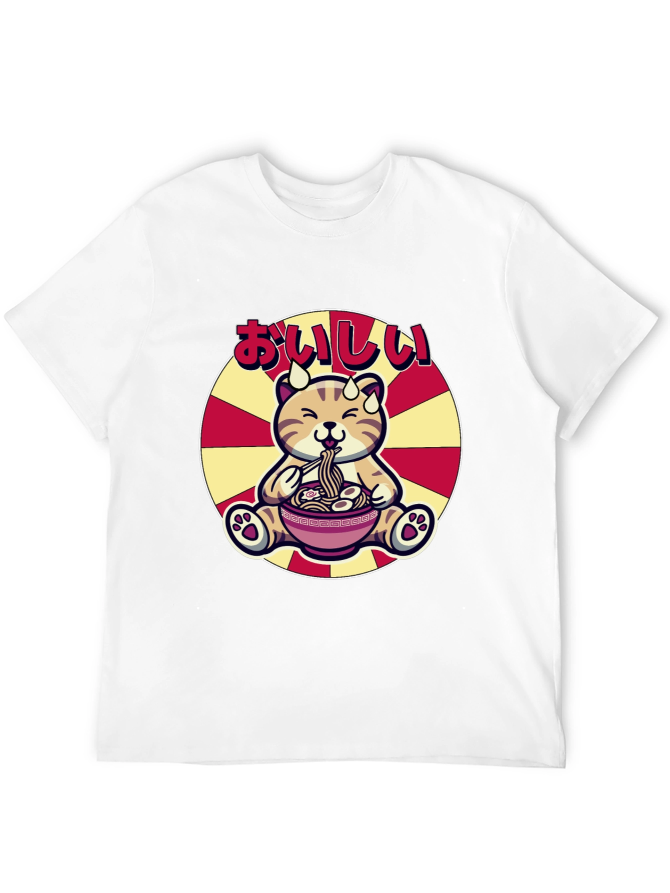 Cute Ramen Cat T-Shirt - Delicious Graphic Tee