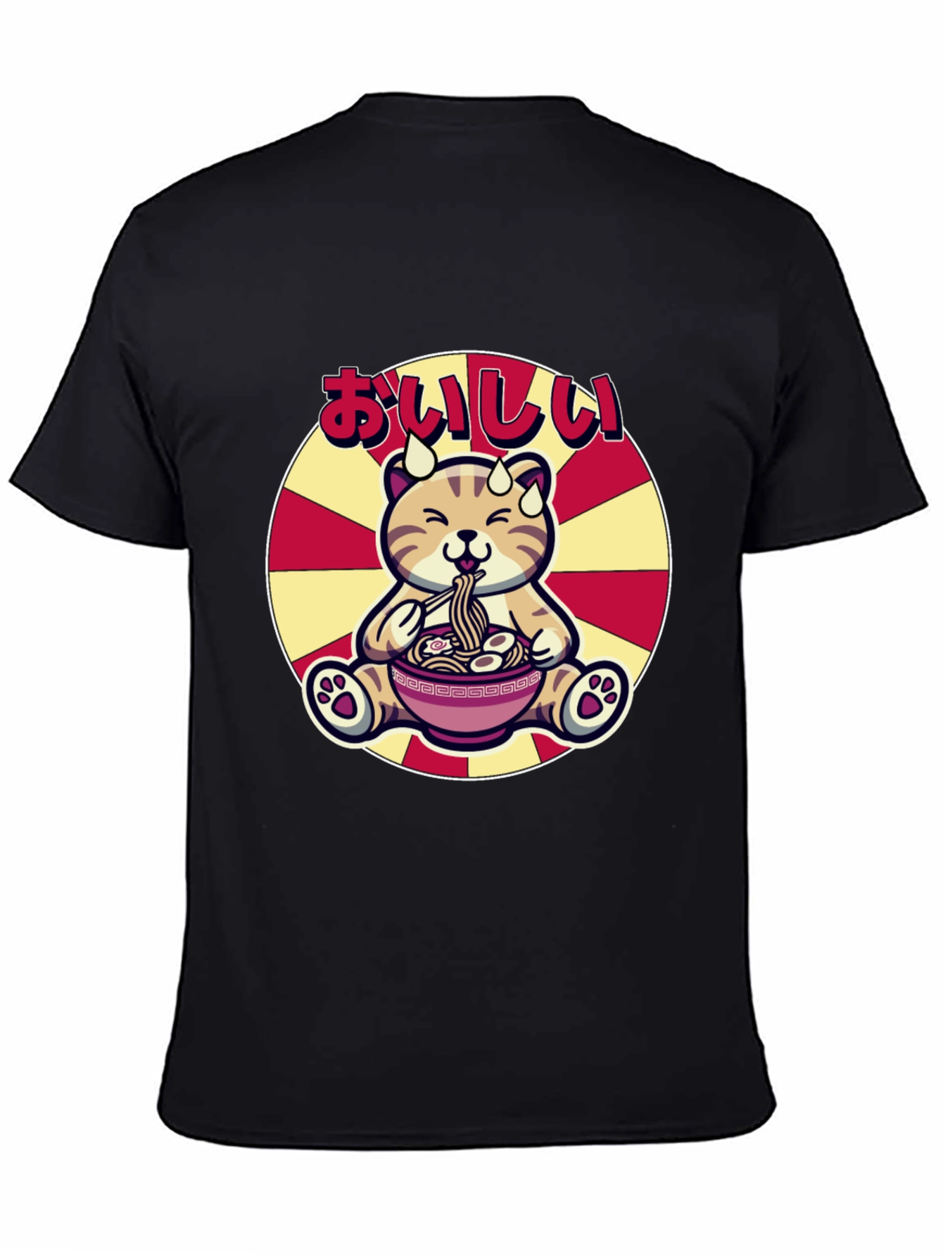 Cute Ramen Cat T-Shirt - Delicious Graphic Tee