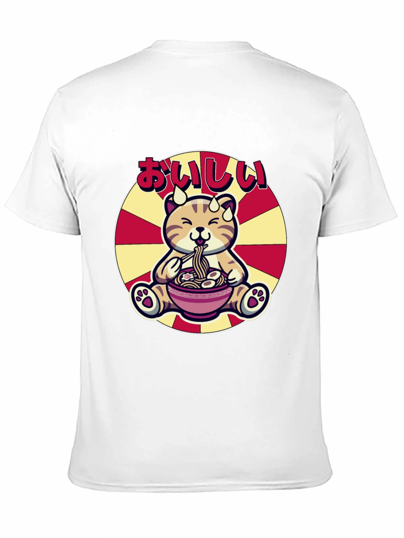 Cute Ramen Cat T-Shirt - Delicious Graphic Tee