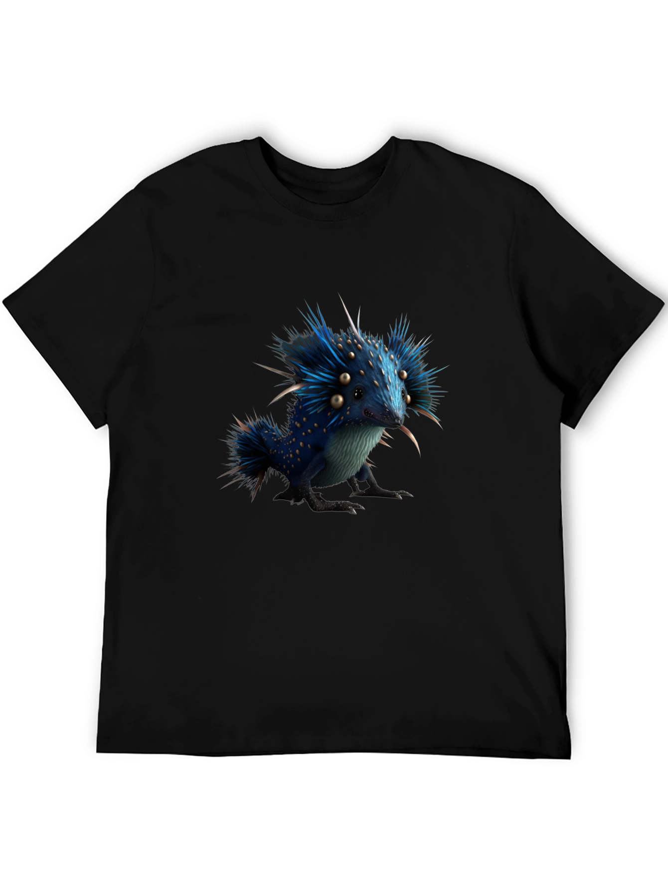 Whimsical Blue Creature Graphic Tee