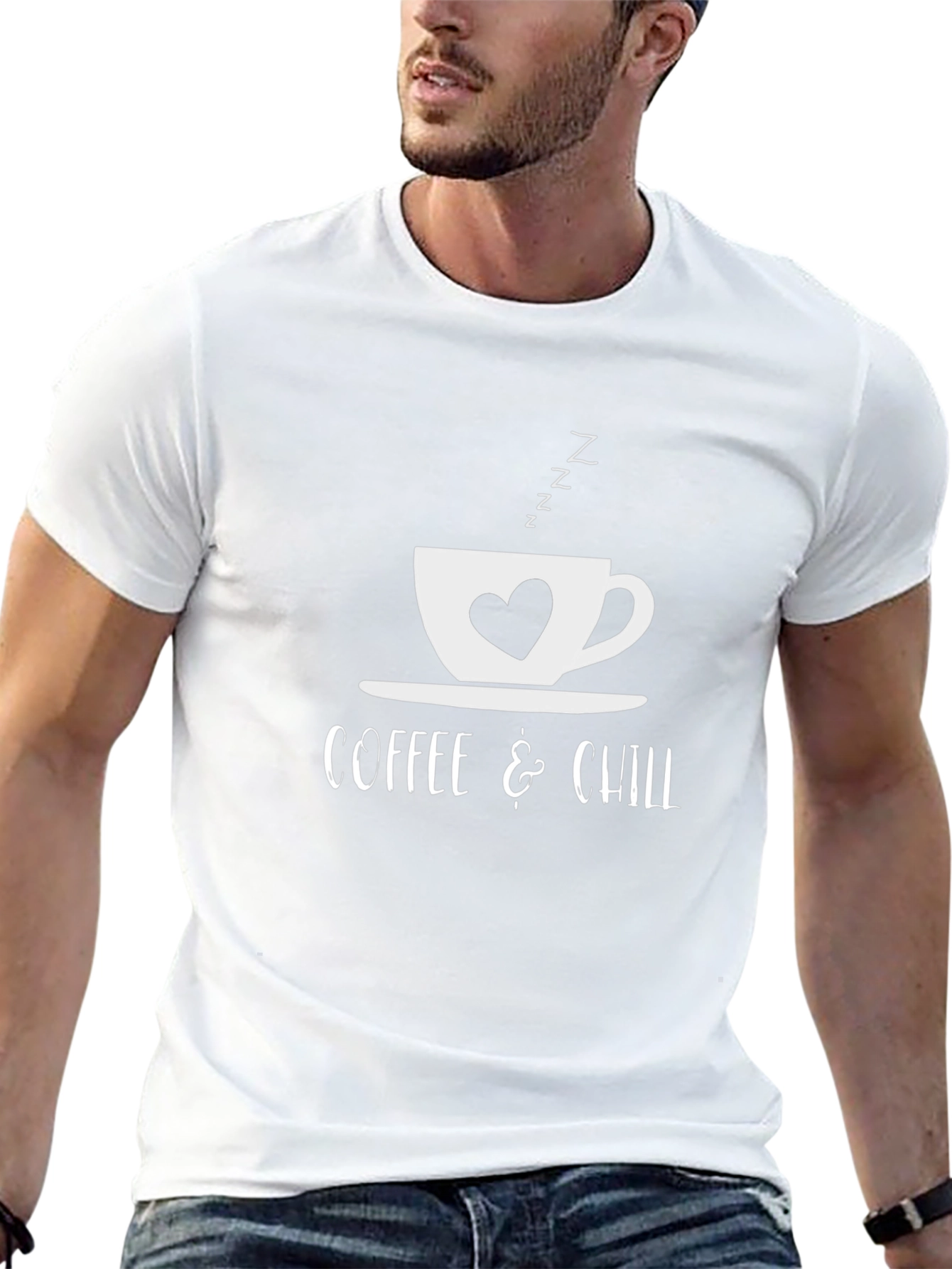 Coffee & Chill T-Shirt - Relaxing Cozy Design