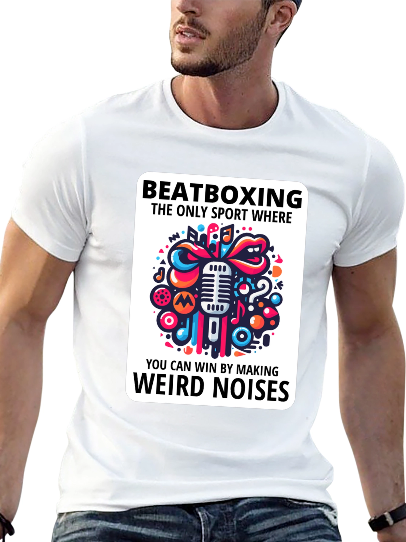 Beatboxing Weird Noises Graphic Tee