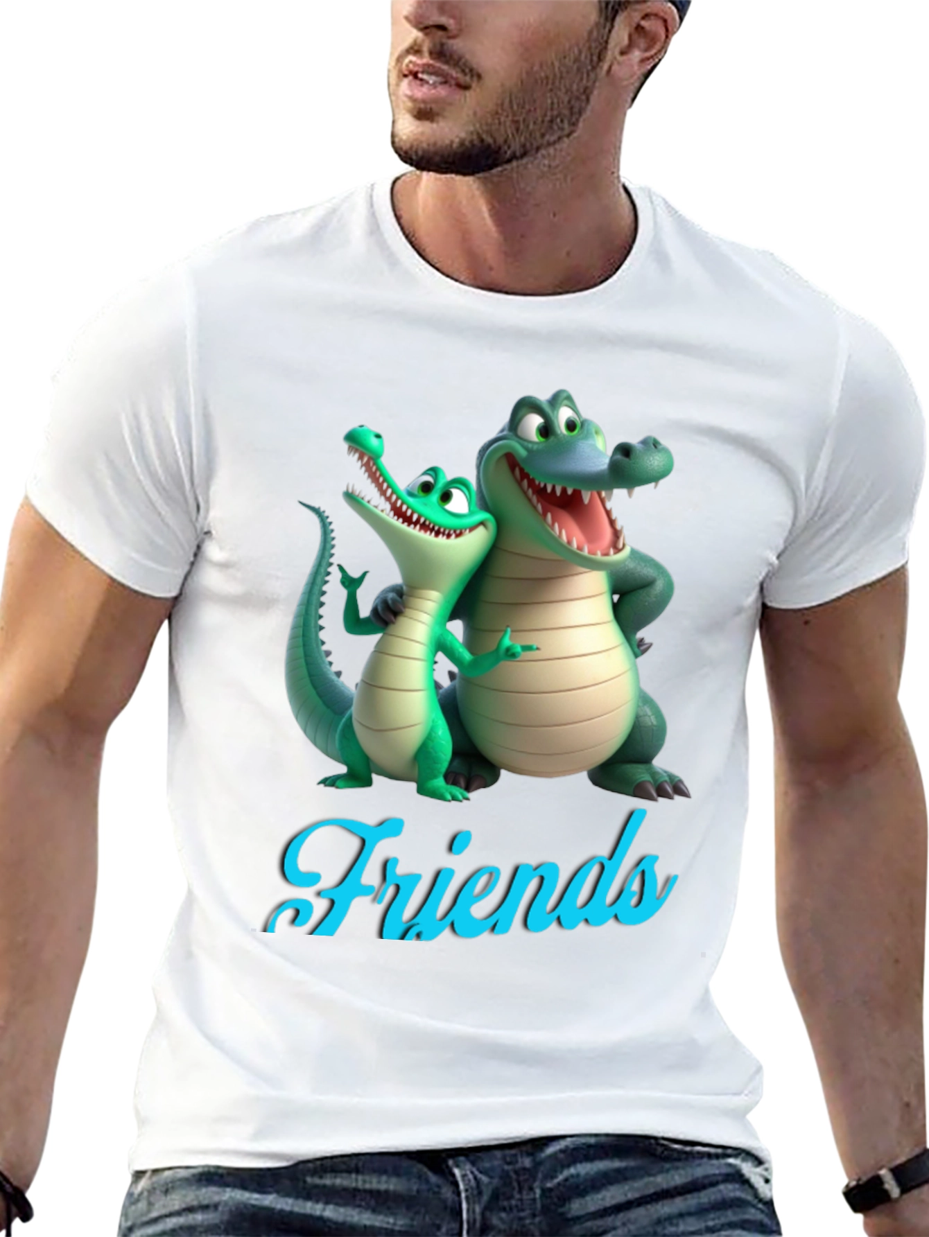 Alligator Friends Graphic T-Shirt
