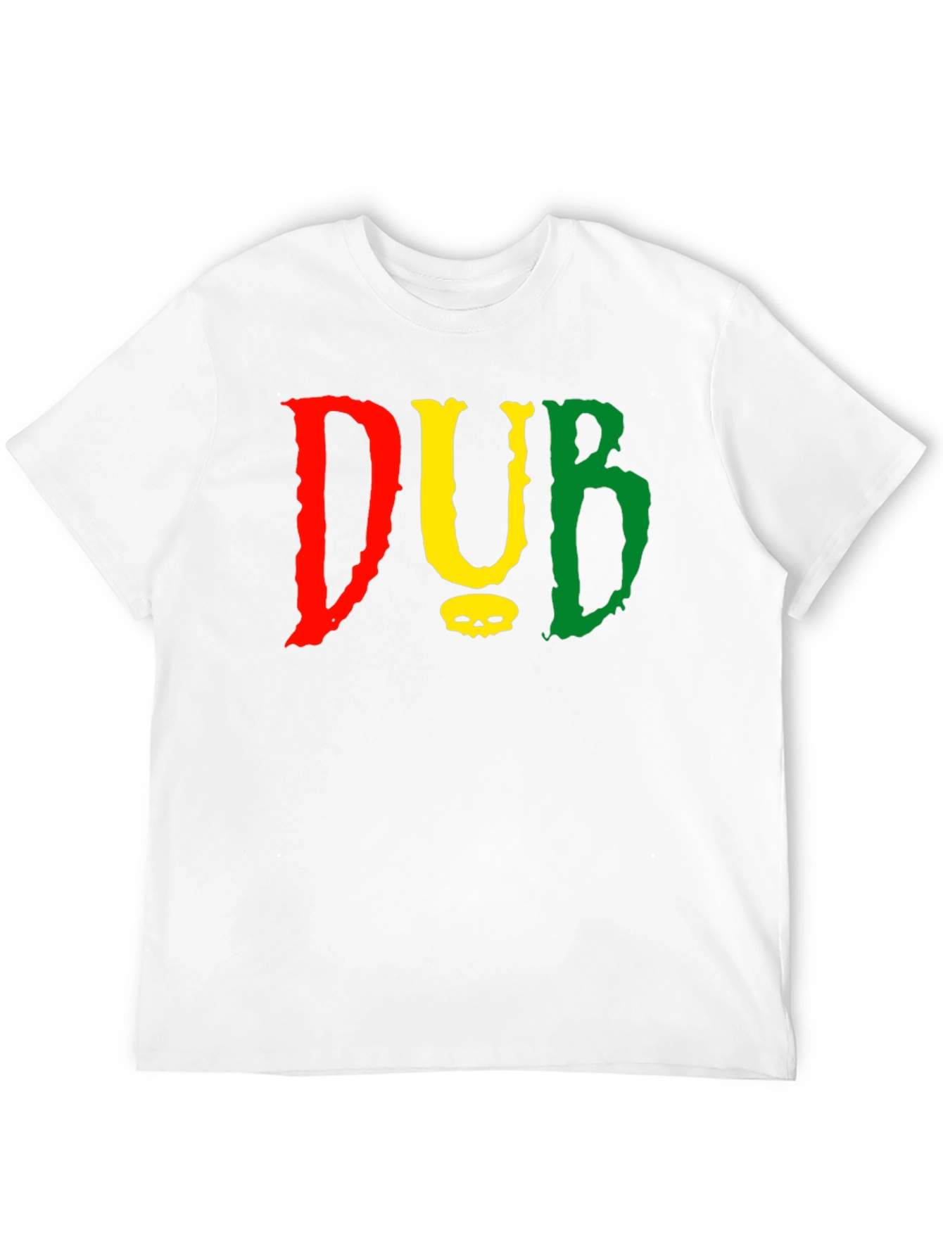DUB Reggae Style T-Shirt - Red Yellow Green