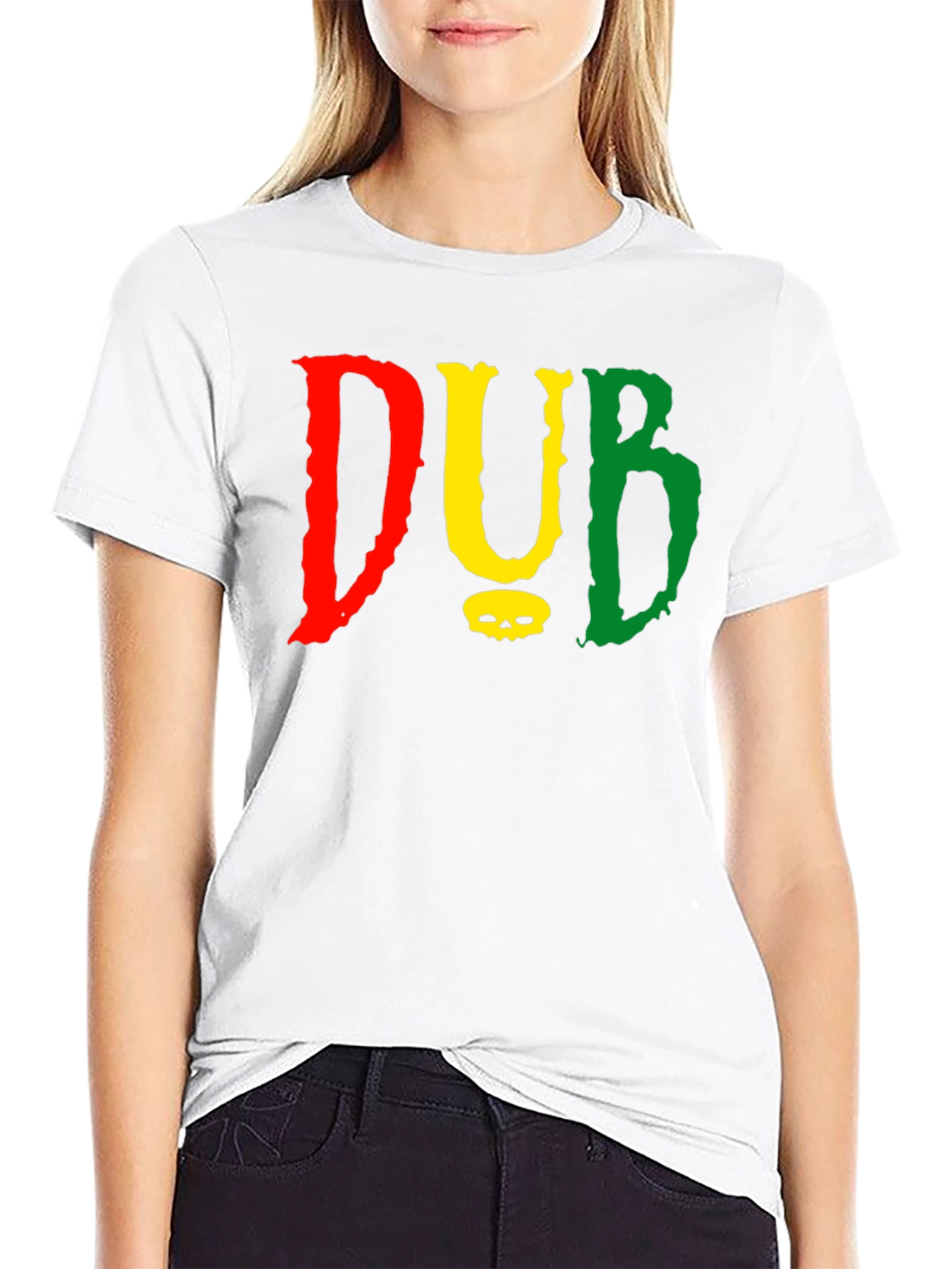 DUB Reggae Style T-Shirt - Red Yellow Green