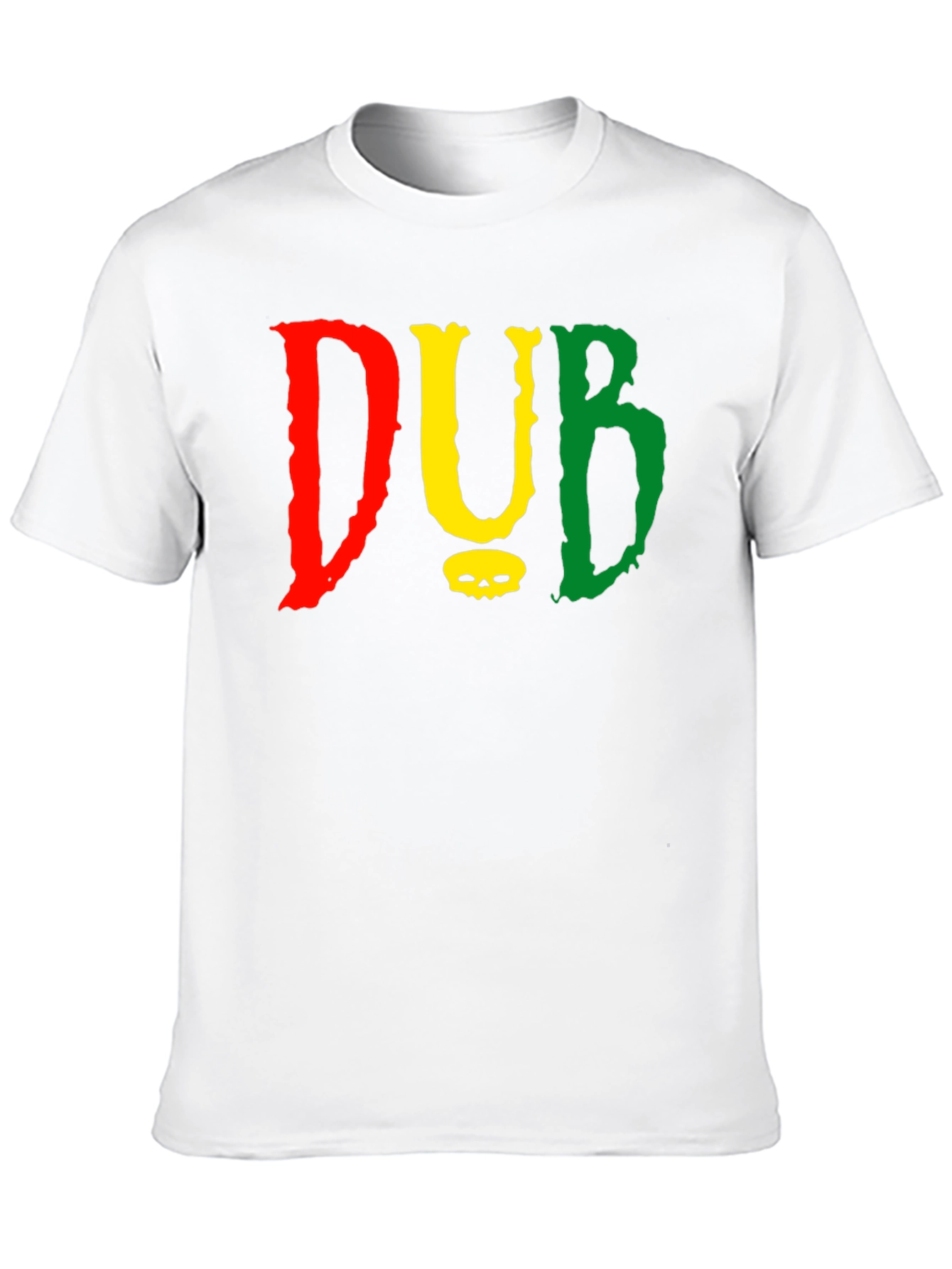 DUB Reggae Style T-Shirt - Red Yellow Green