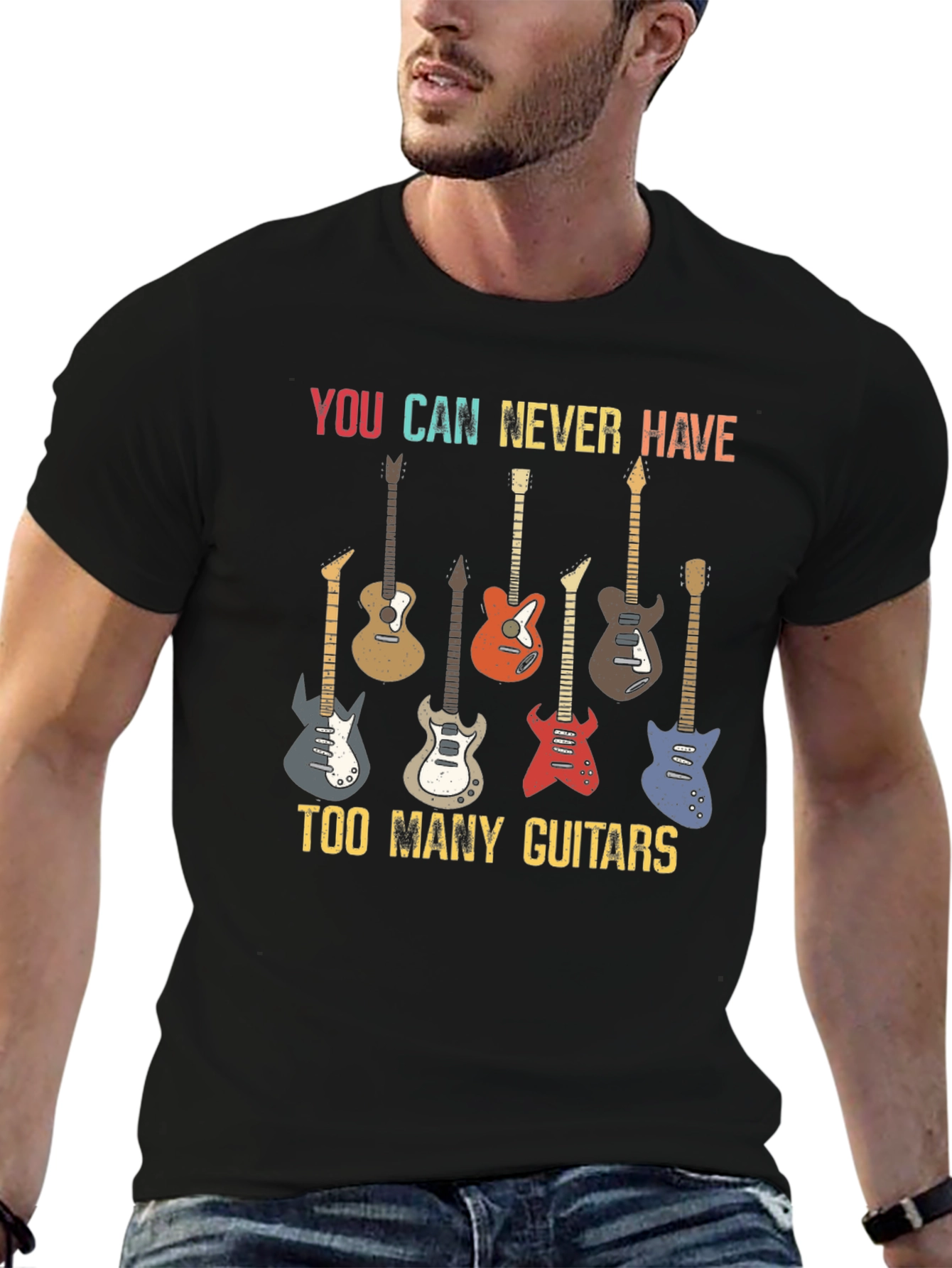 You Can Never Have Too Many Guitars Graphic Tee