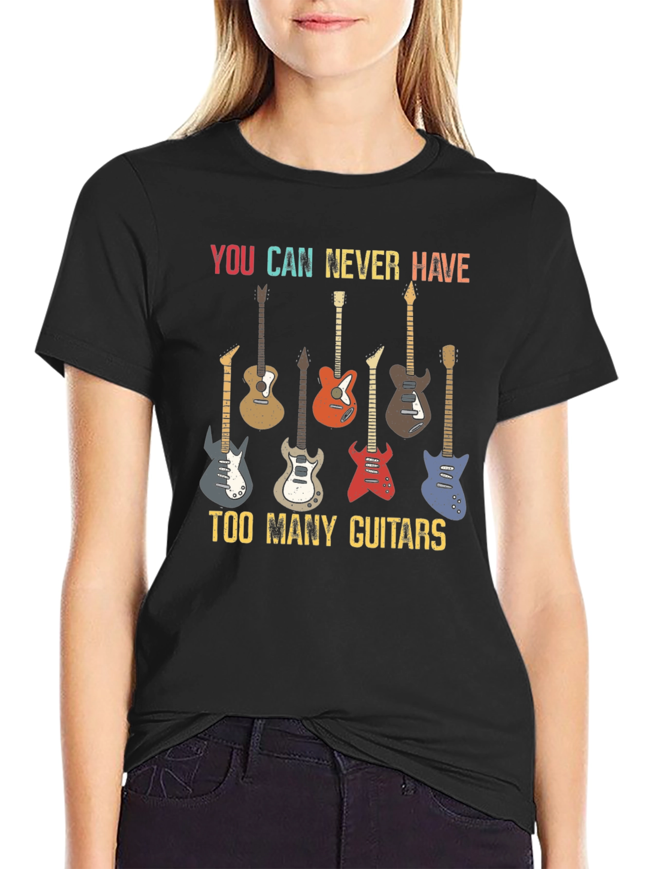 You Can Never Have Too Many Guitars Graphic Tee