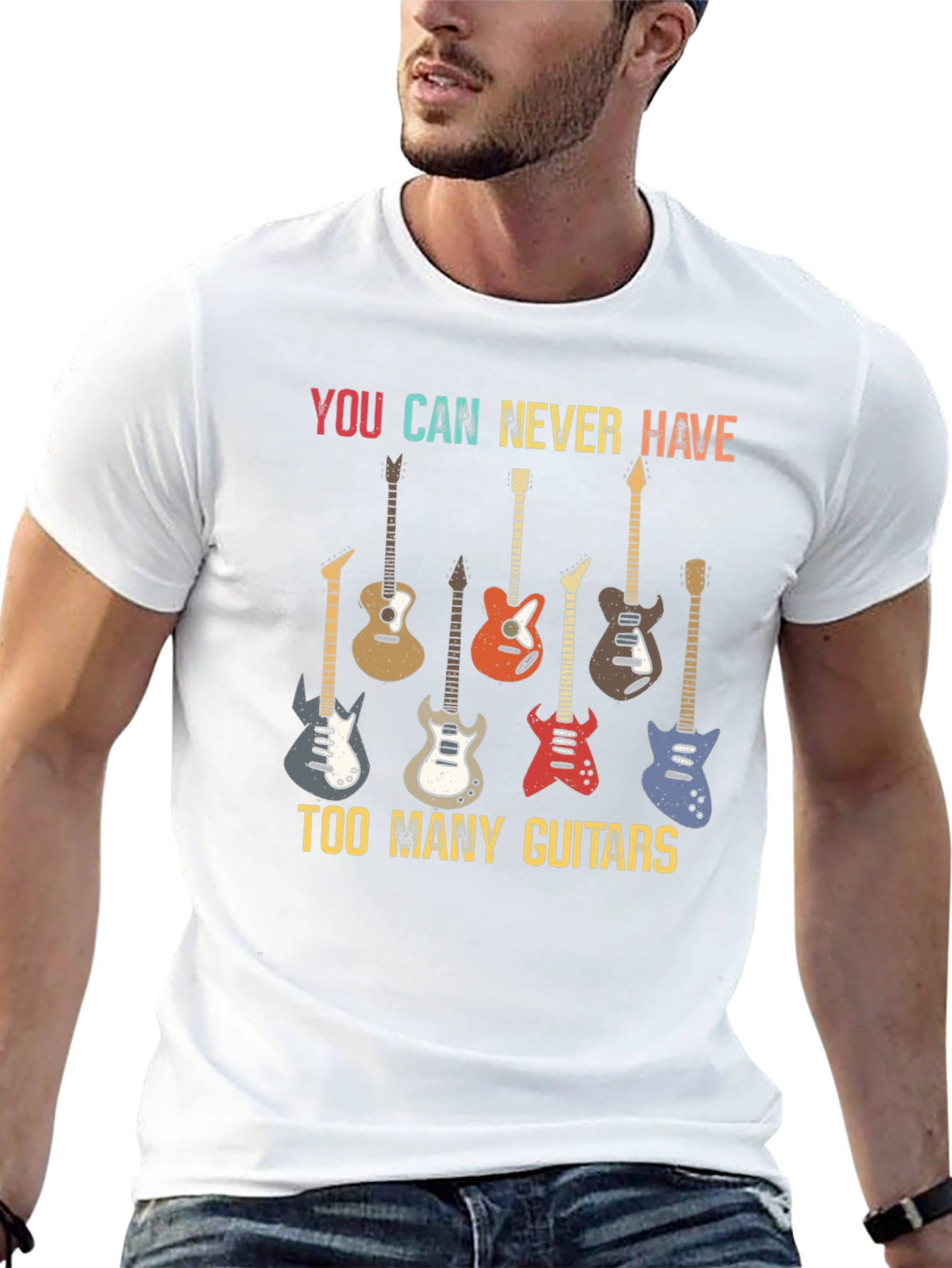 You Can Never Have Too Many Guitars Graphic Tee