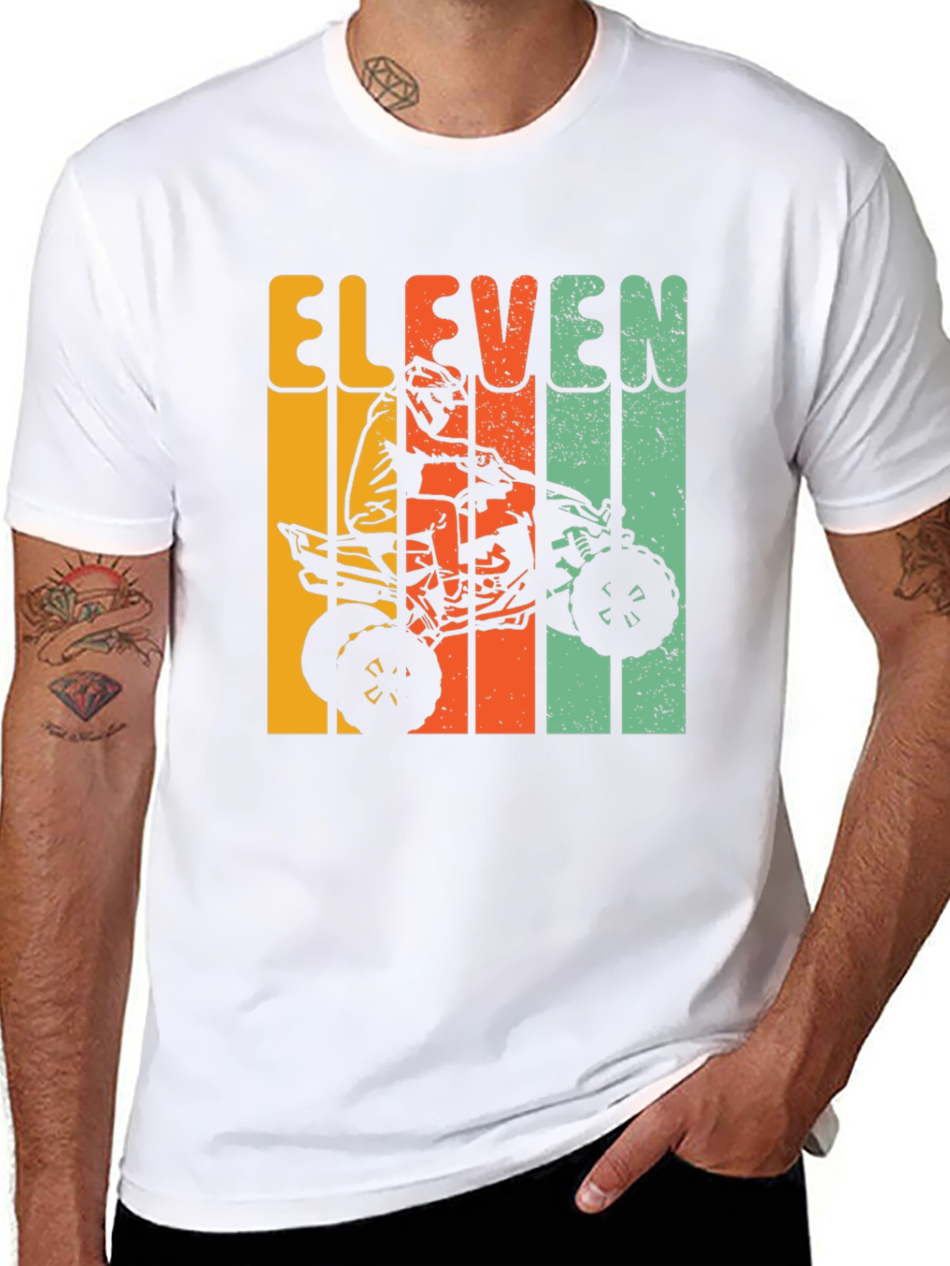 Eleven ATV Birthday Graphic T-Shirt