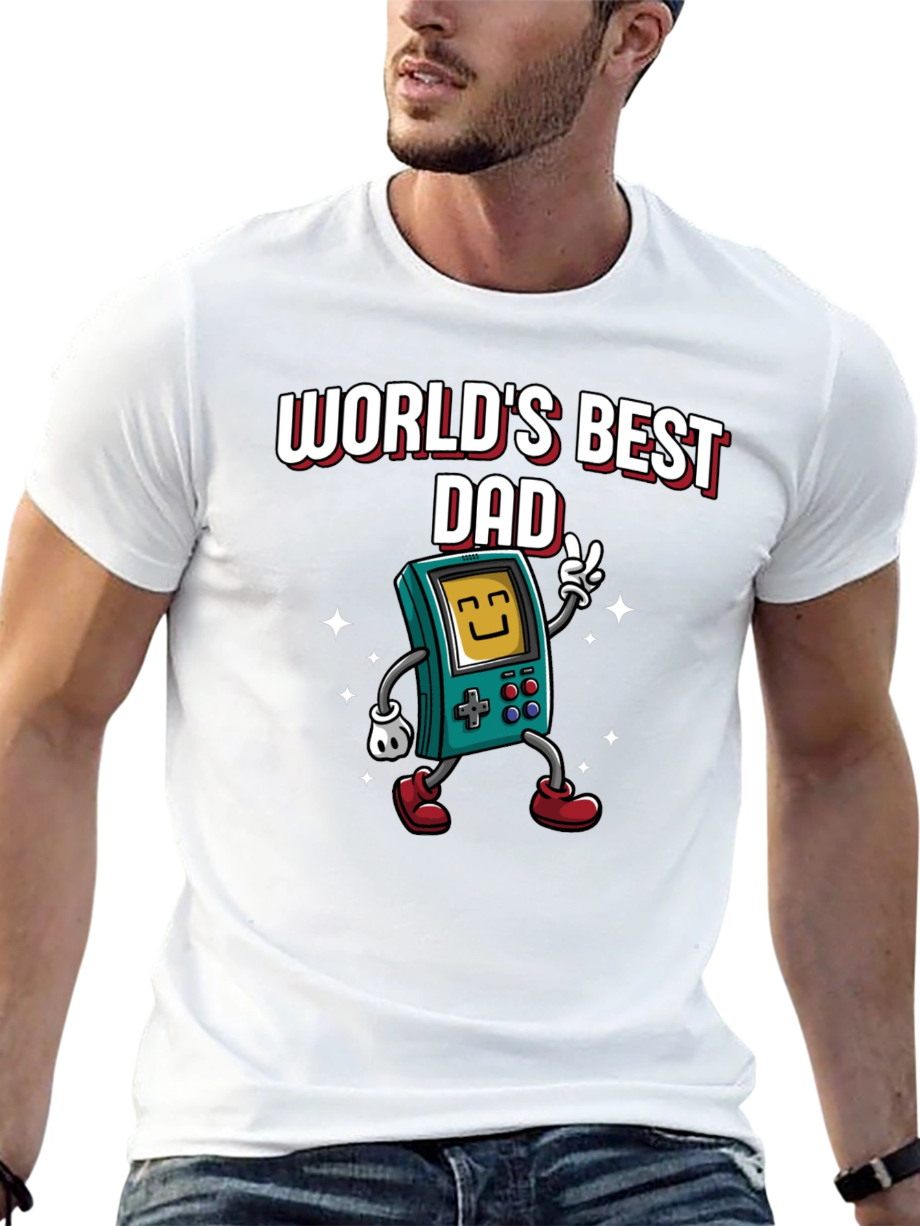 Worlds Best Dad Gamer T-Shirt