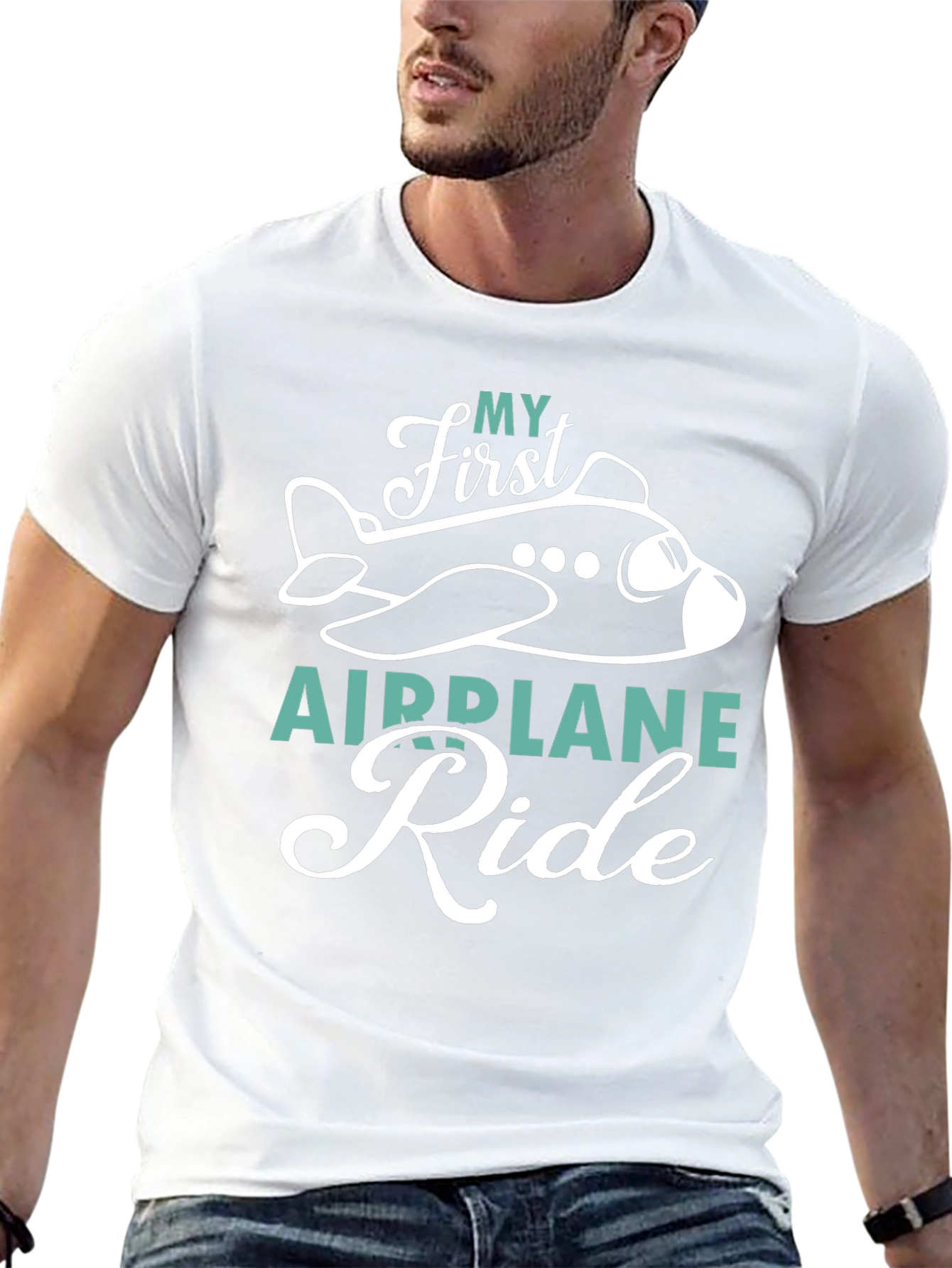 My First Airplane Ride Graphic Tee
