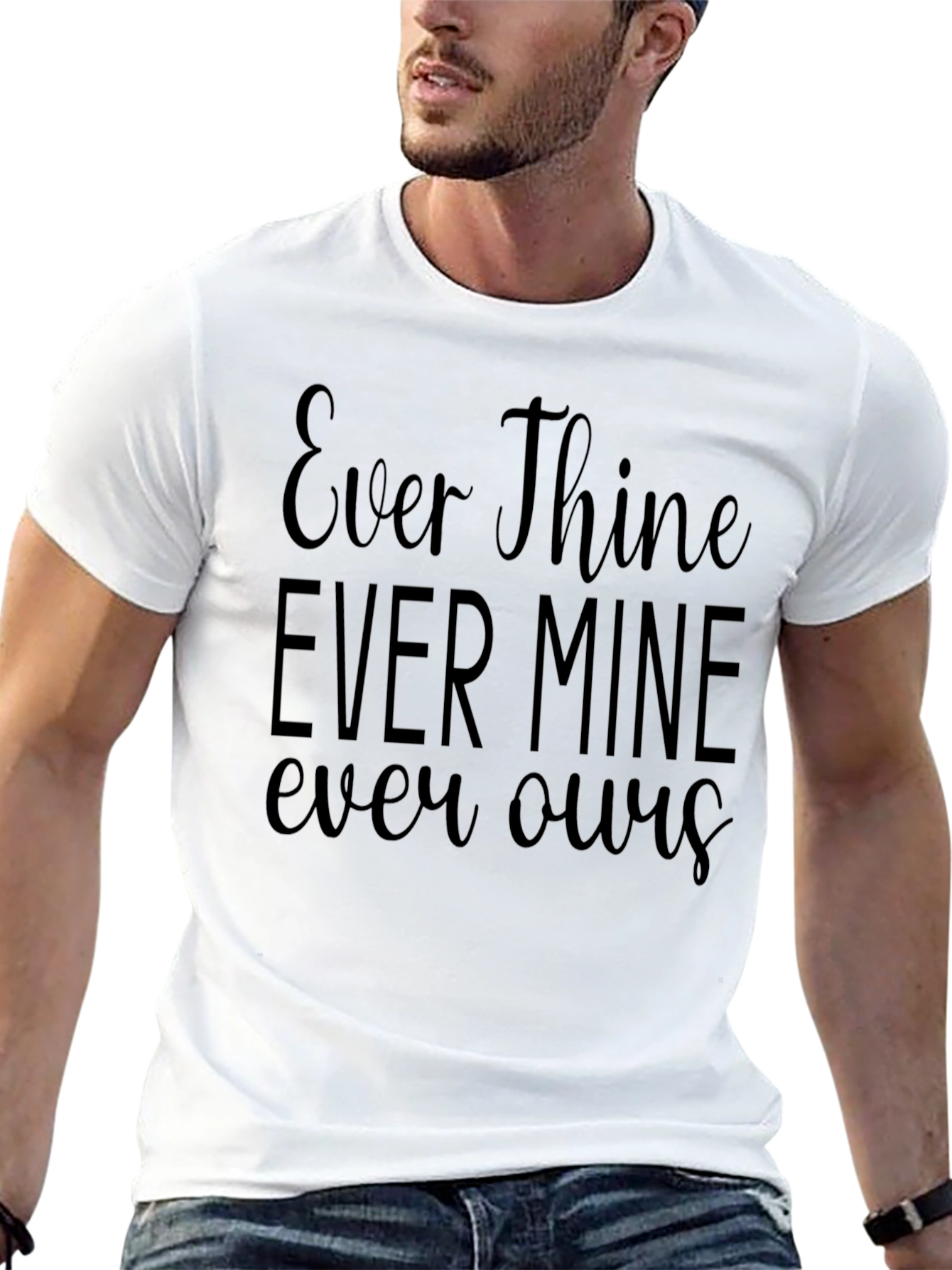 Ever Thine Ever Mine Ever Ours Black T-Shirt