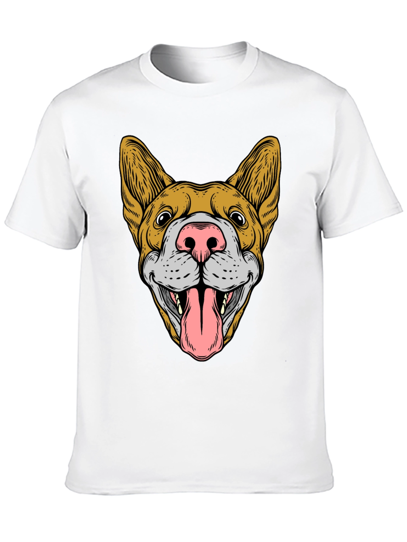 Dog Graphic Black T-Shirt