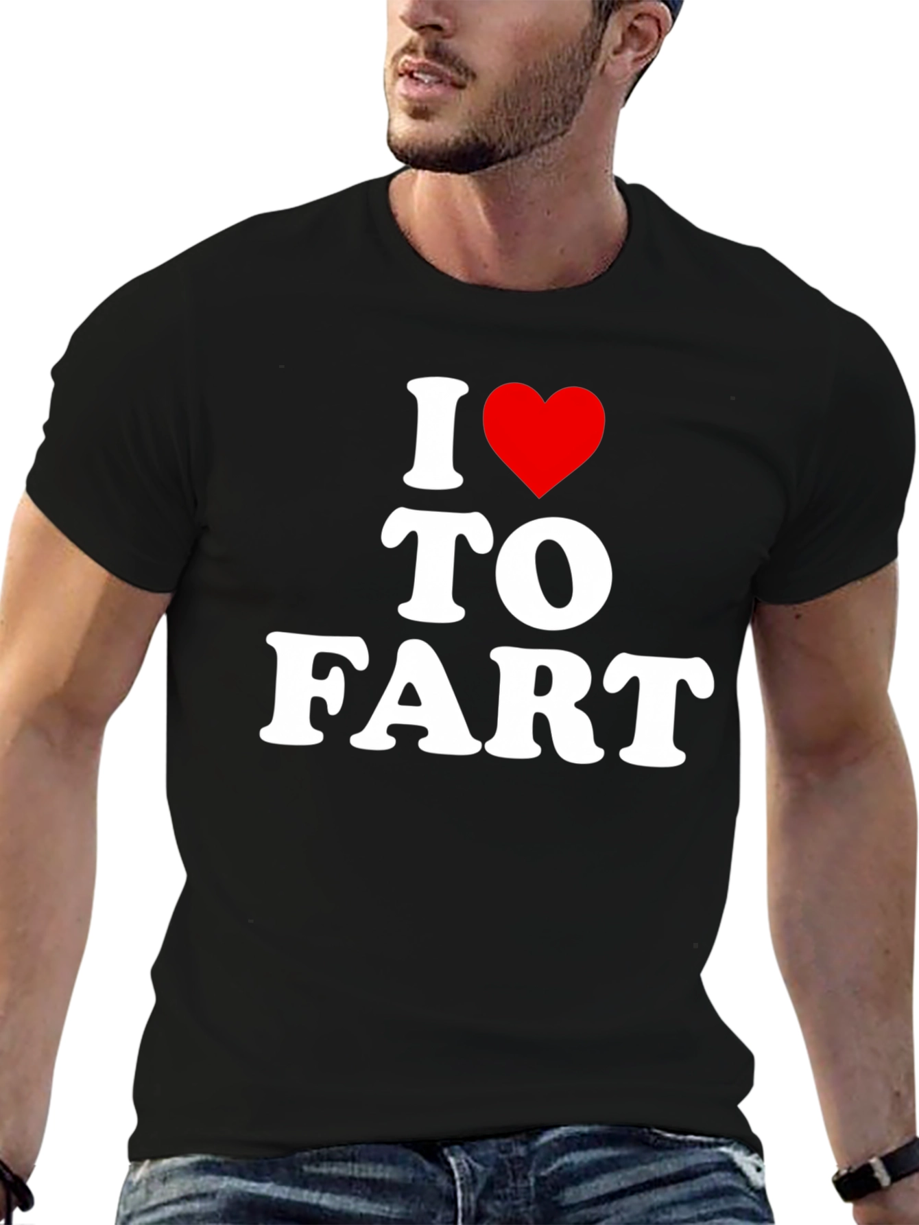 I Heart To Fart Funny Graphic T-Shirt