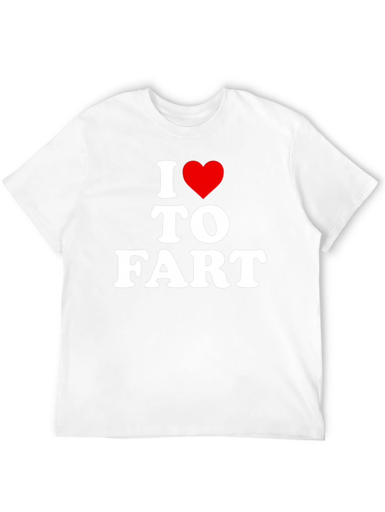 I Heart To Fart Funny Graphic T-Shirt