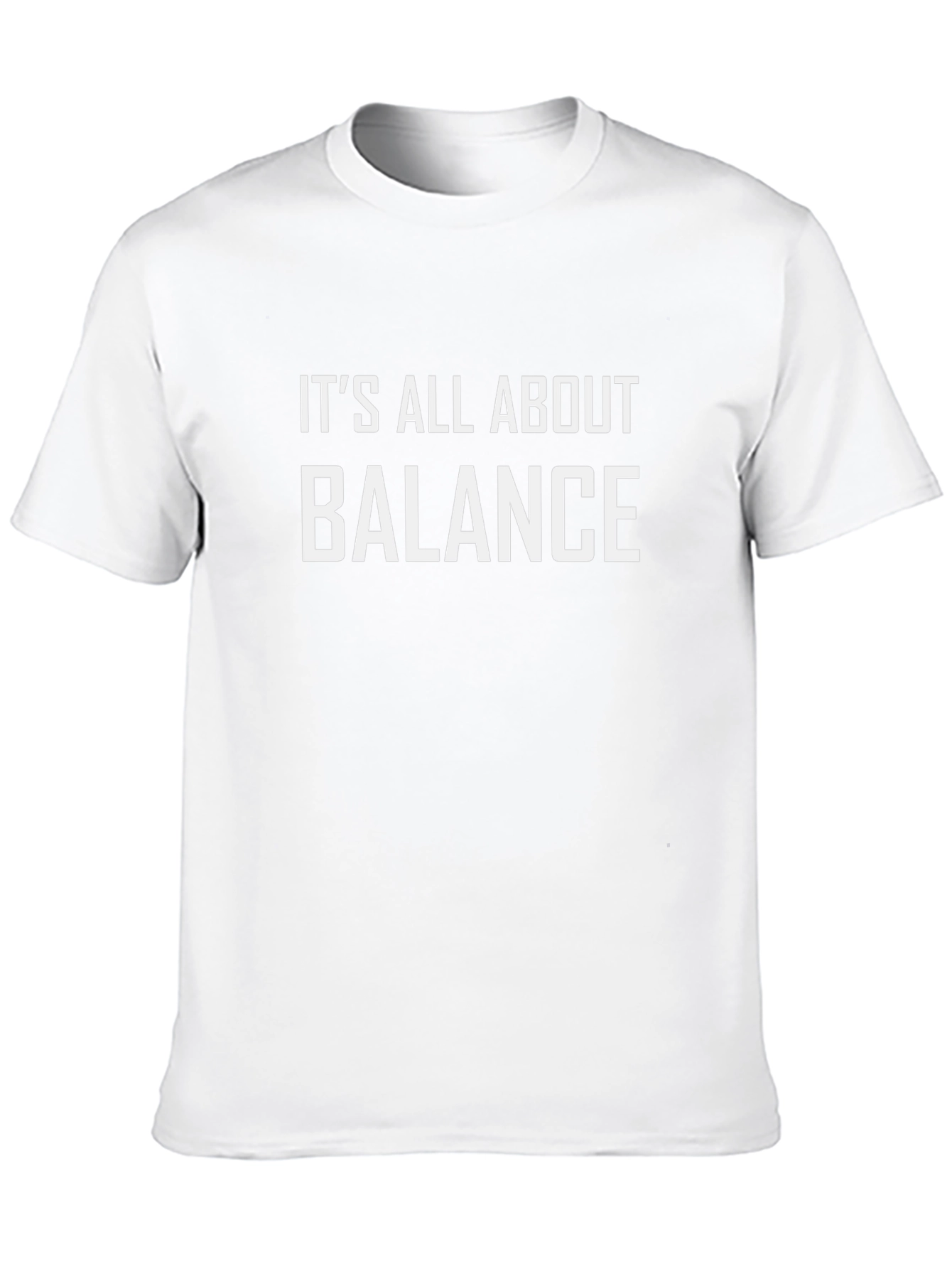 Its All About Balance T-Shirt - Mens Graphic Tee