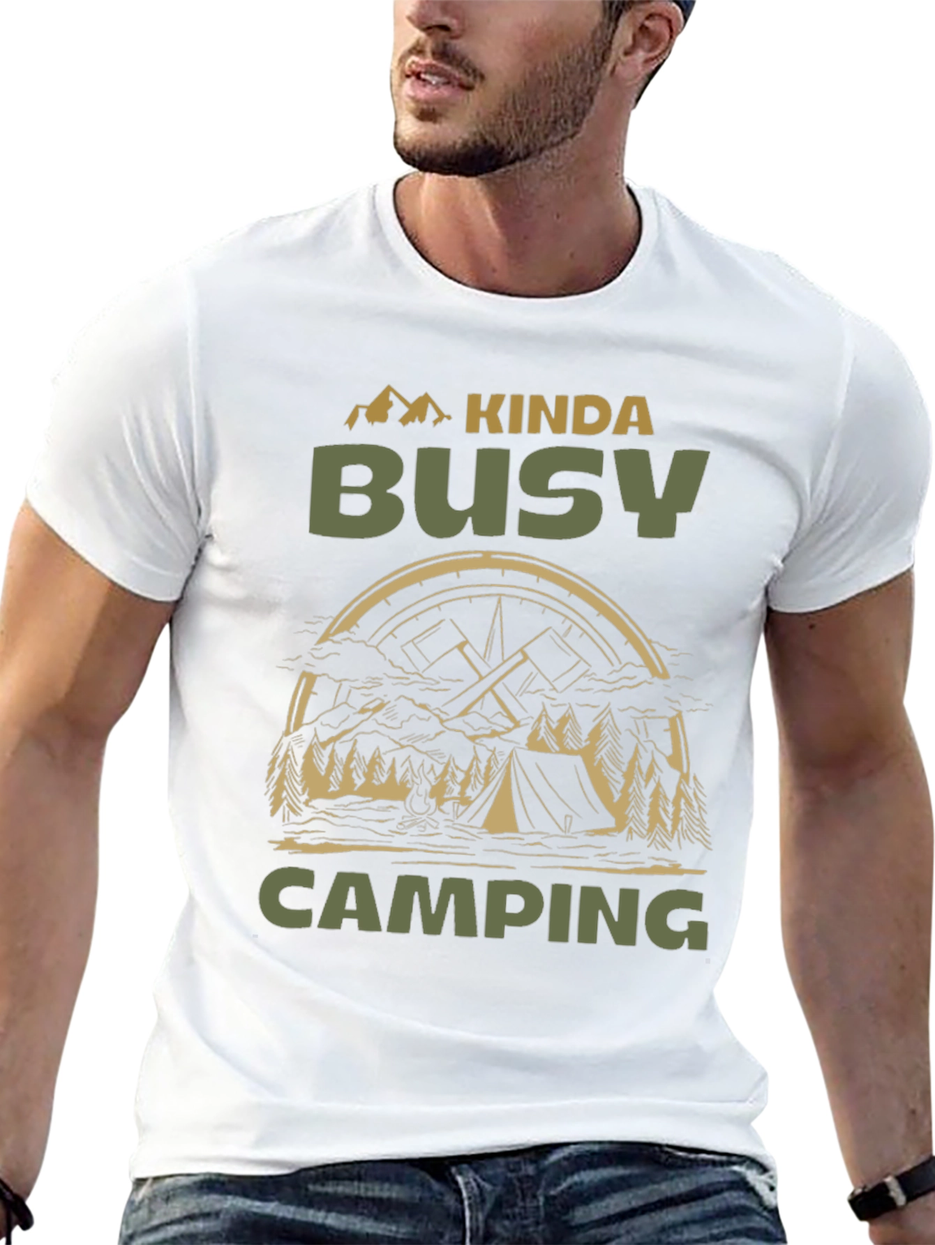 Kinda Busy Camping T-Shirt