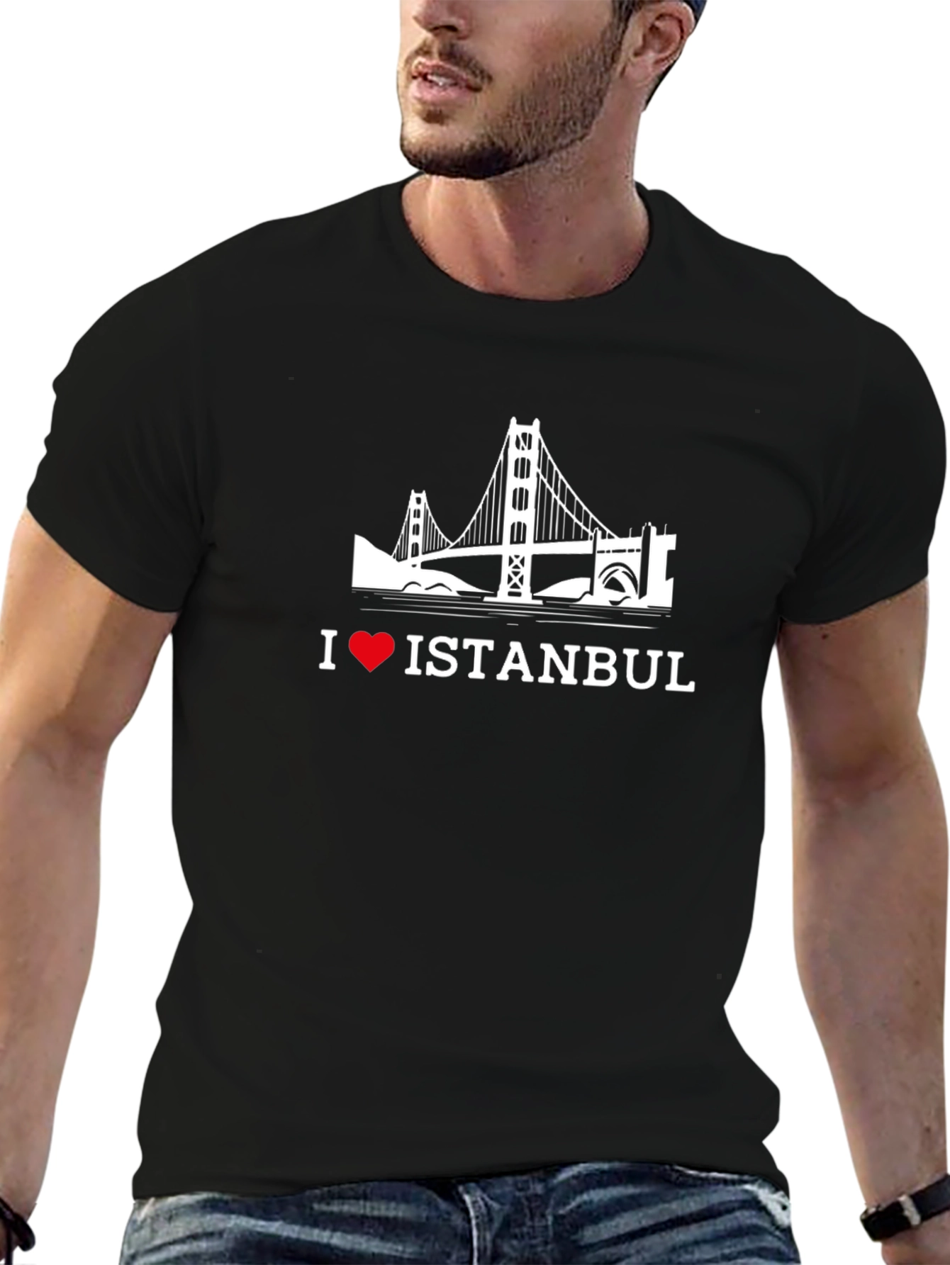 I Love Istanbul Black T-Shirt
