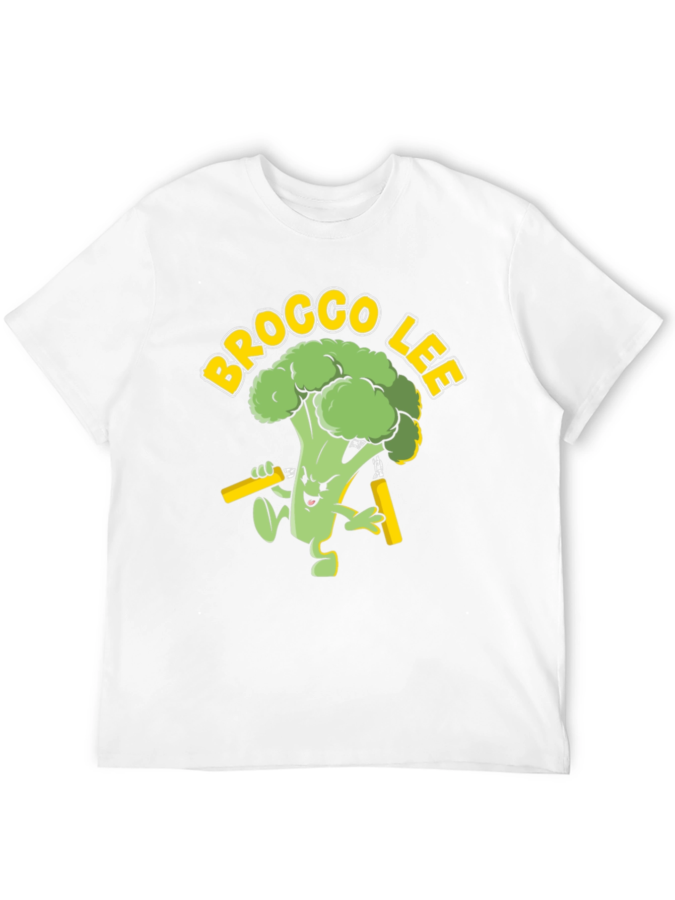 Brocco Lee Graphic Tee - Martial Arts Broccoli!