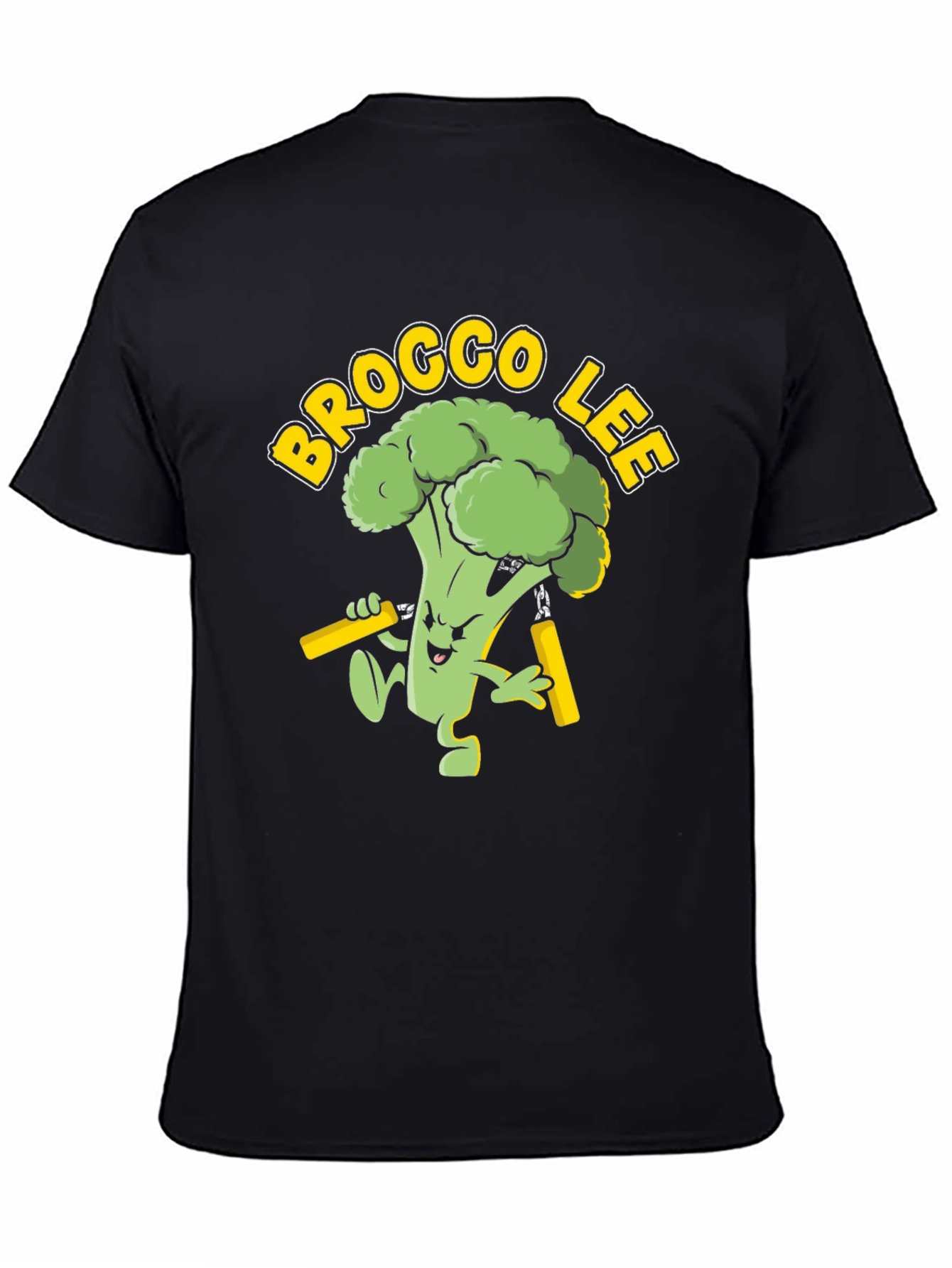 Brocco Lee Graphic Tee - Martial Arts Broccoli!