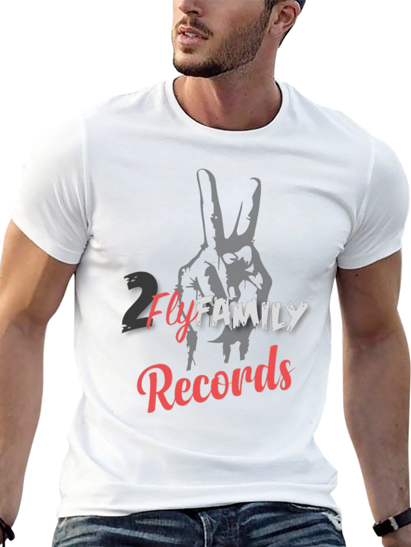 2 Fly Family Records Graphic T-Shirt