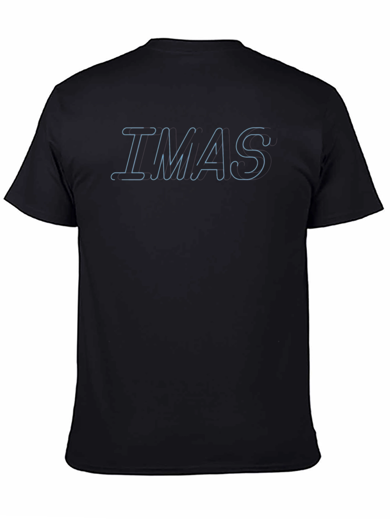 IMAS Graphic Tee - Casual Black T-Shirt