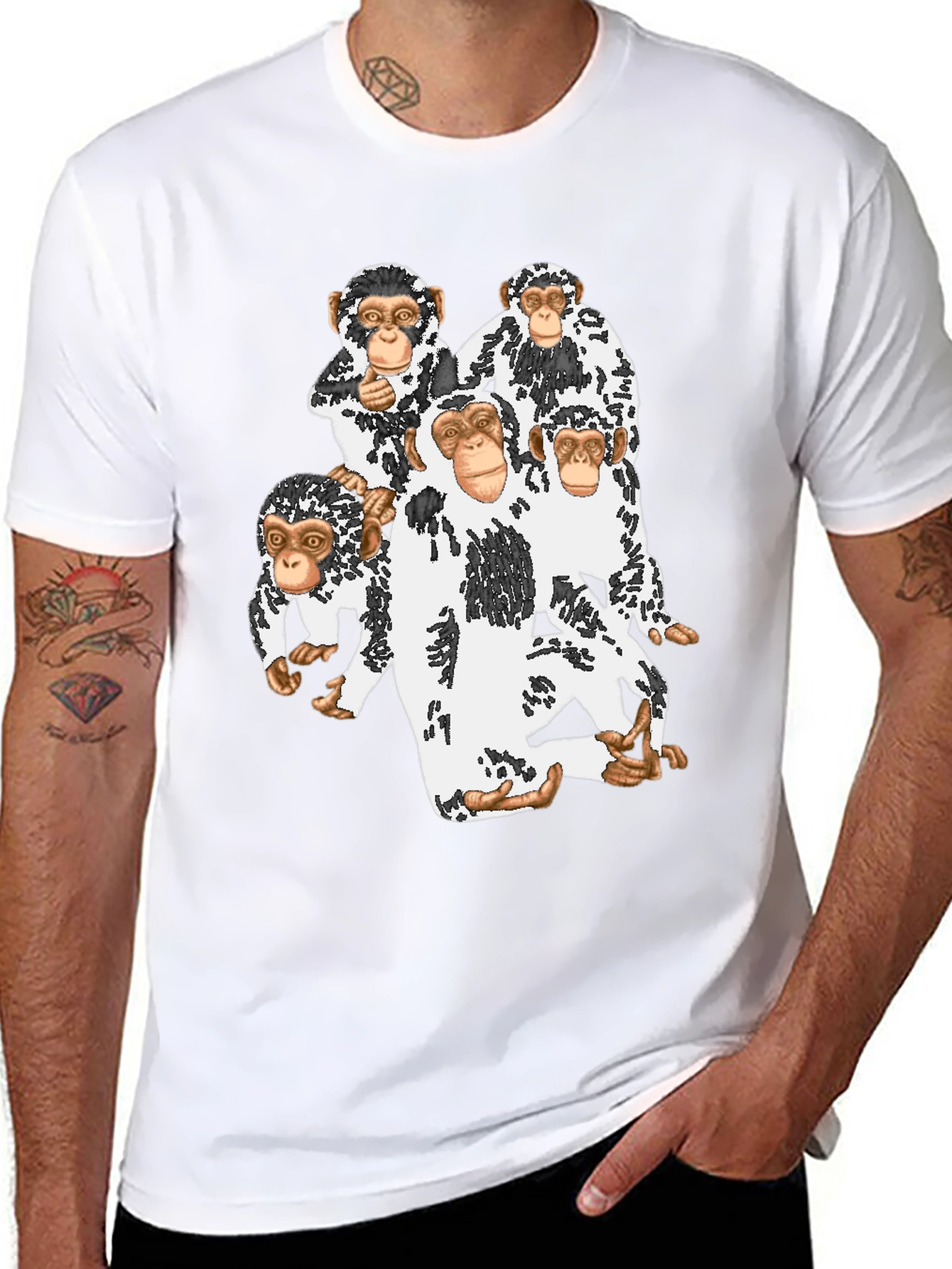 Monkey Business T-Shirt | Black Tee