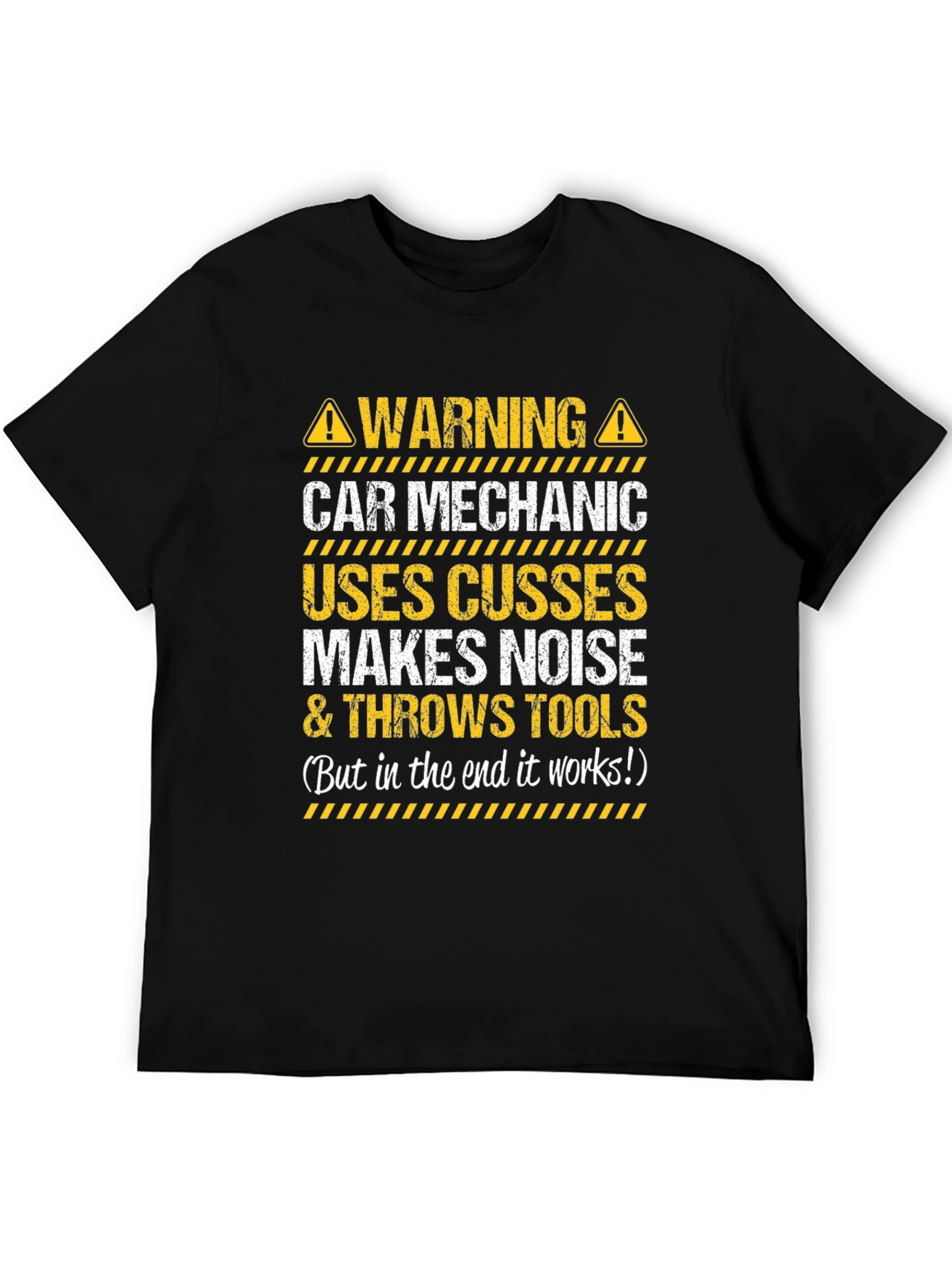 Warning Car Mechanic T-Shirt