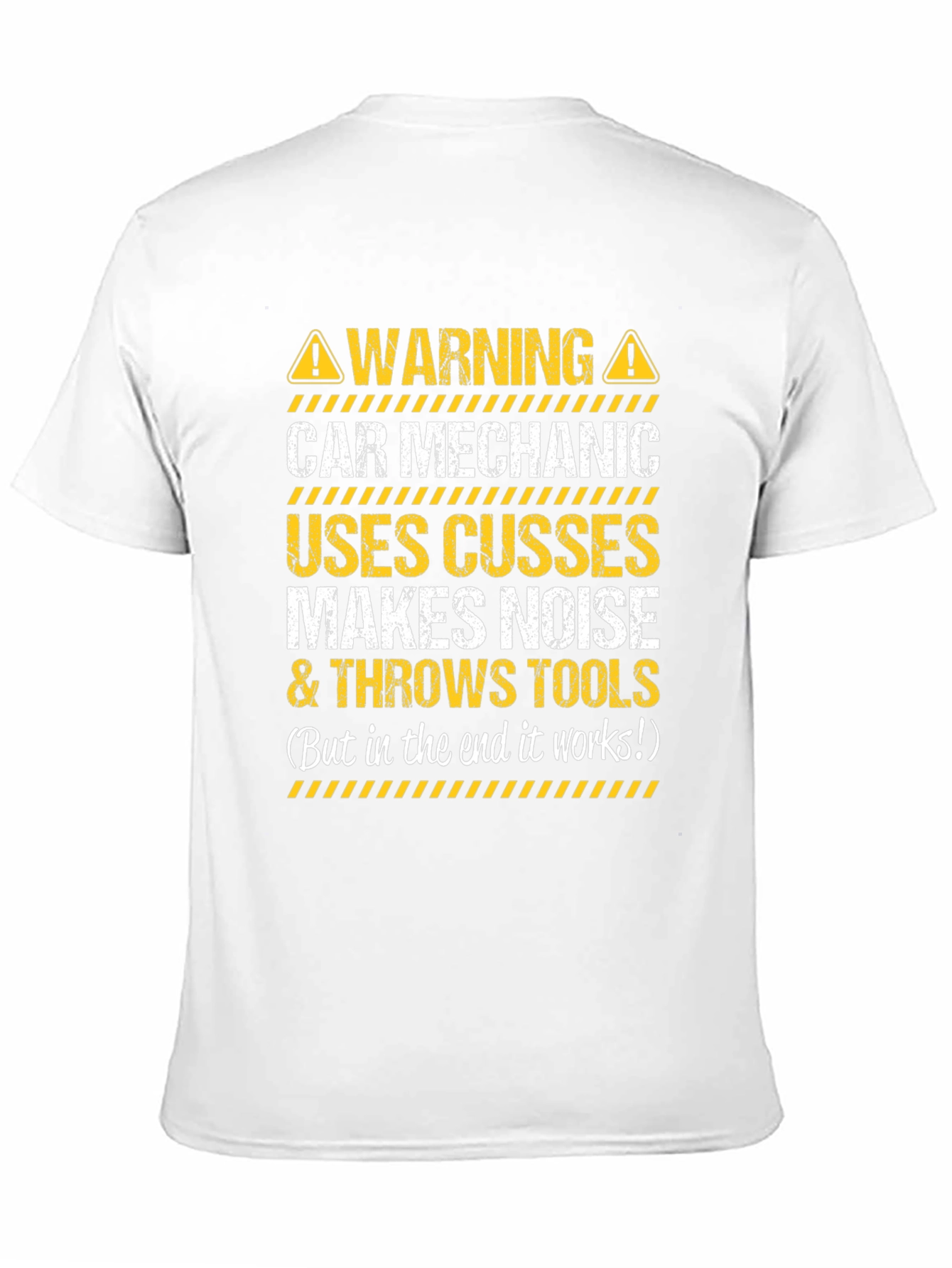 Warning Car Mechanic T-Shirt