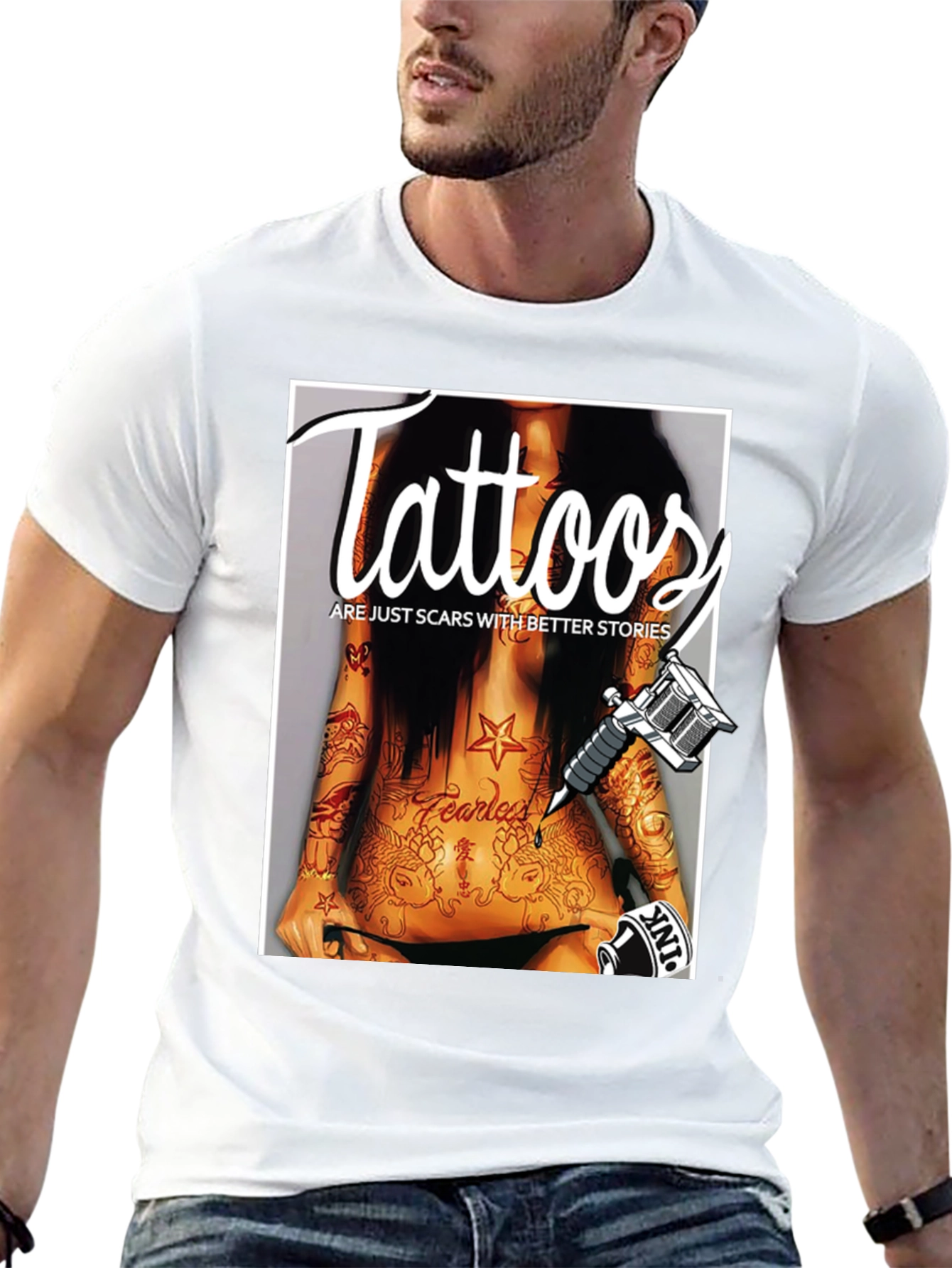 Tattoos Are Just Scars Tee