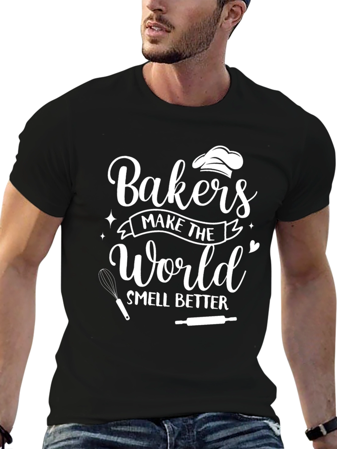 Bakers Make The World Smell Better Black T-Shirt