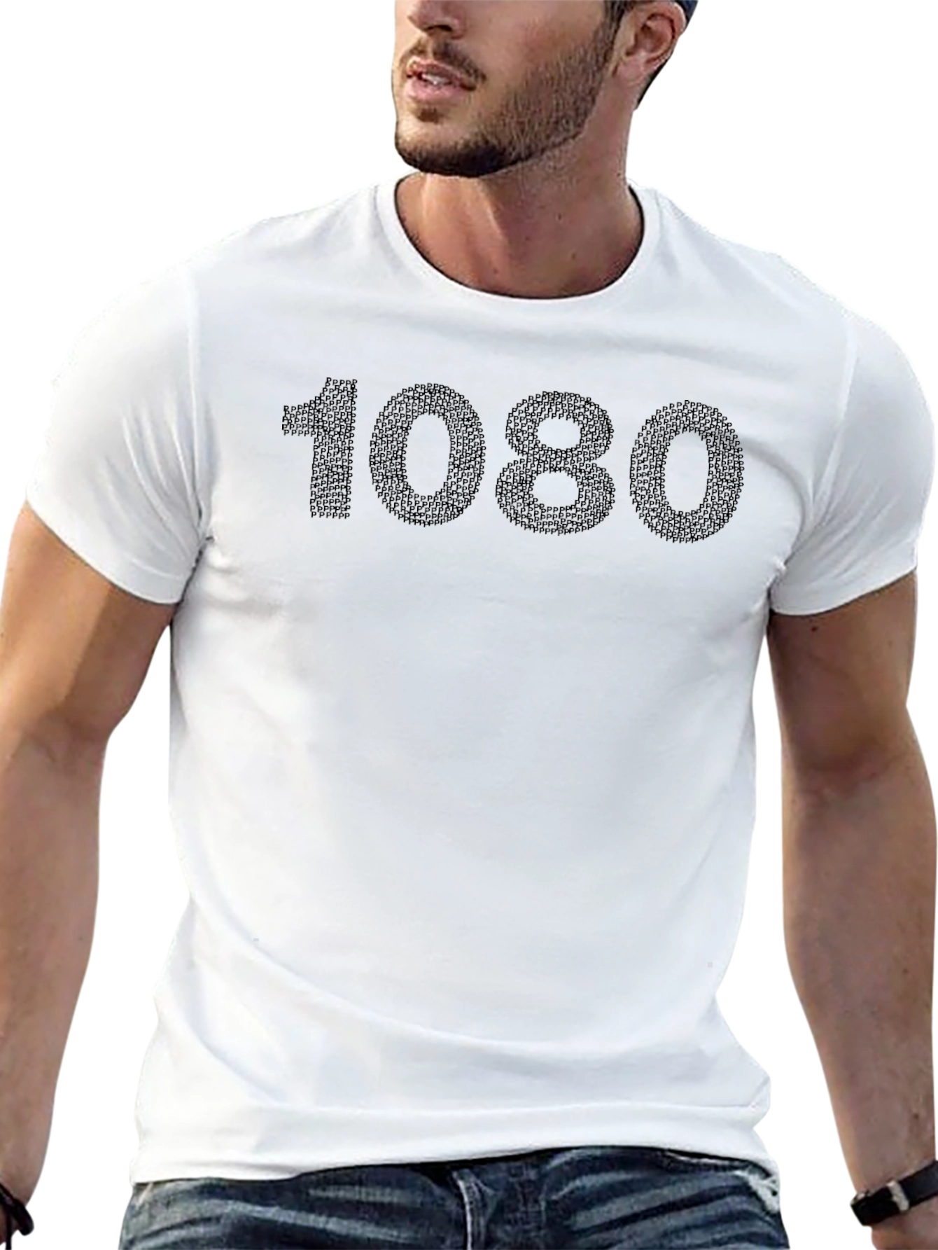 Black 1080 Graphic Tee - Stylish Casual Wear